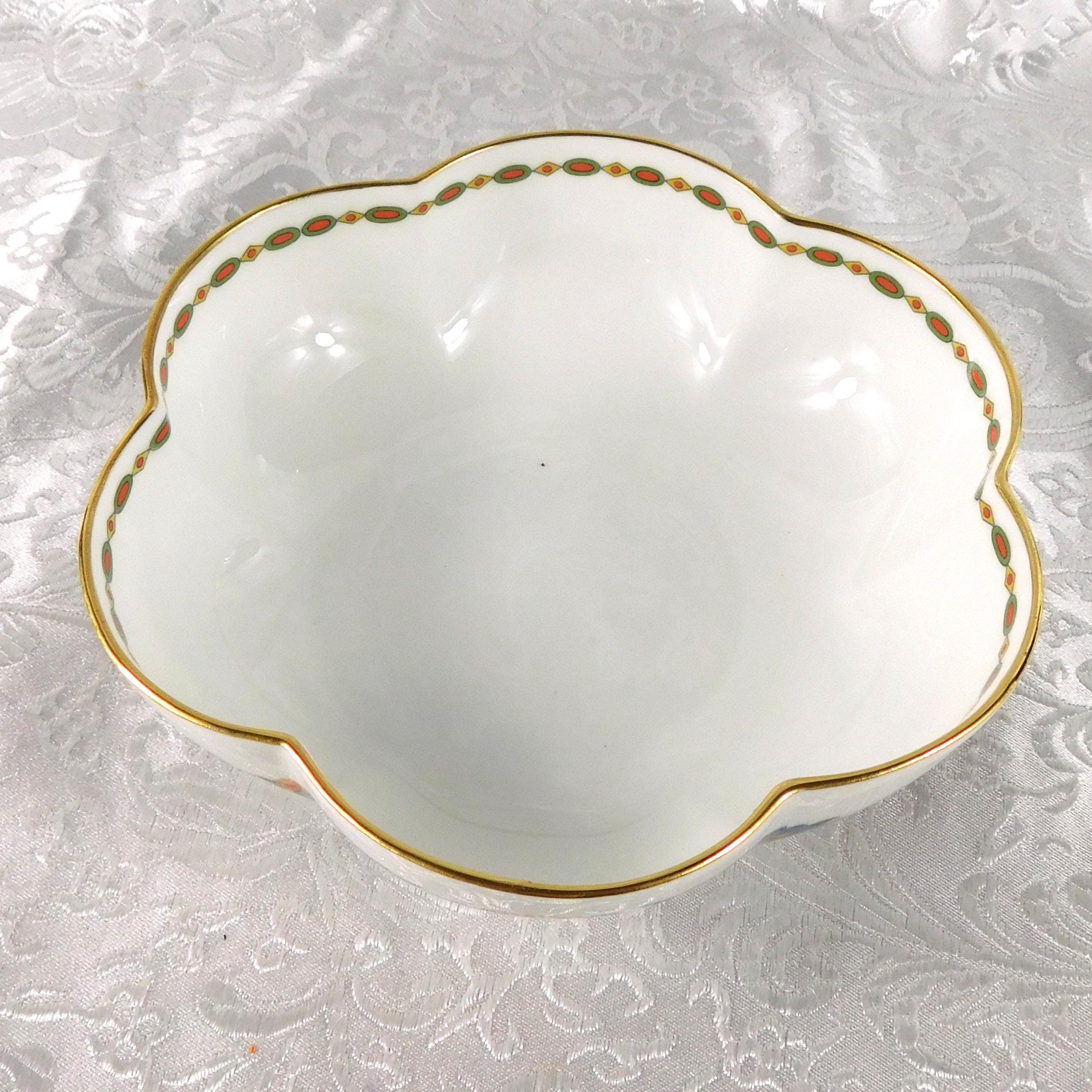 A Raynaud et Cie Limoges Lot of Six Berry Bowls in Vieux Chine # 27265