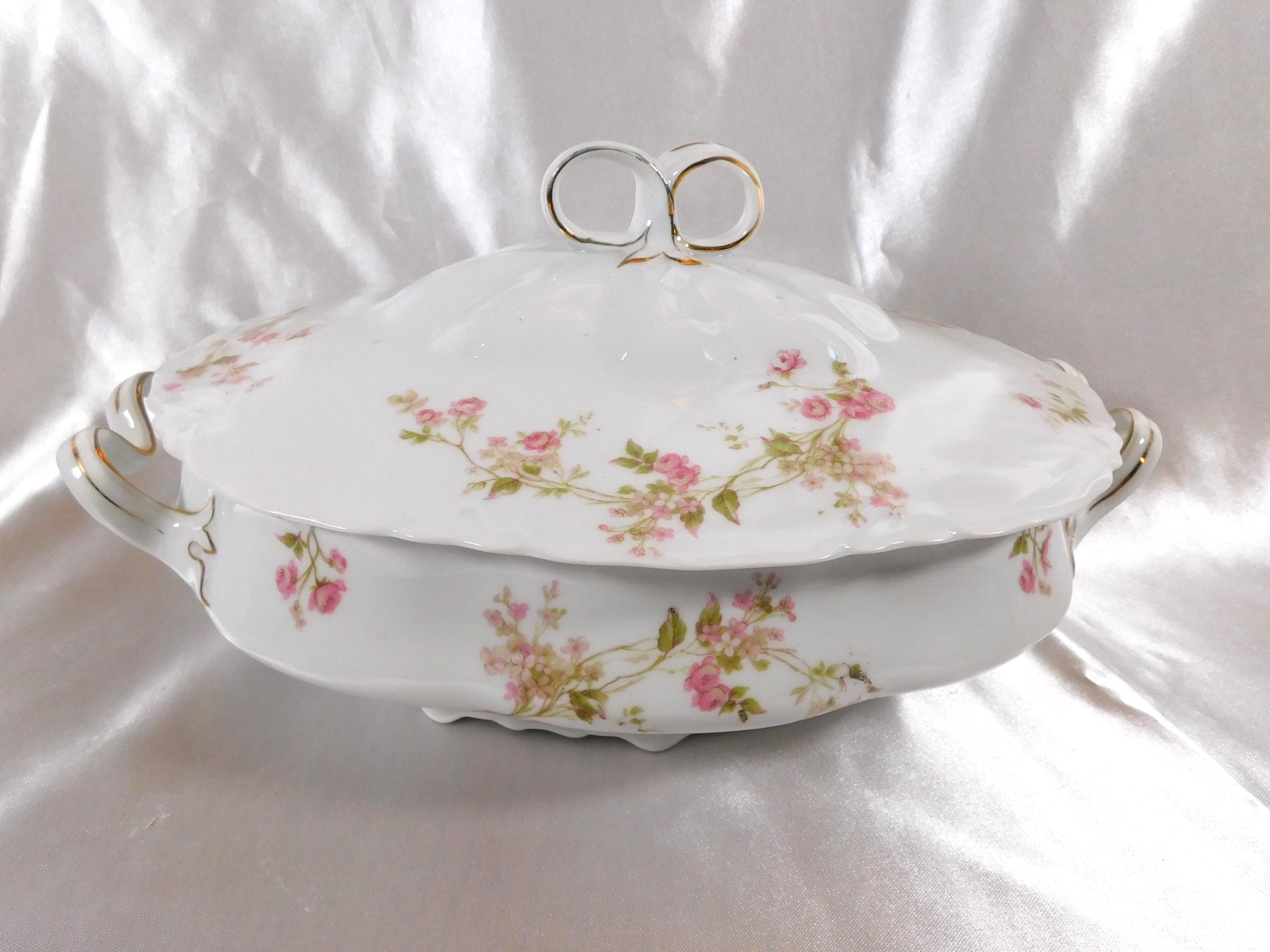 Antique Heinrich & Co. Covered Casserole Dish # 24828