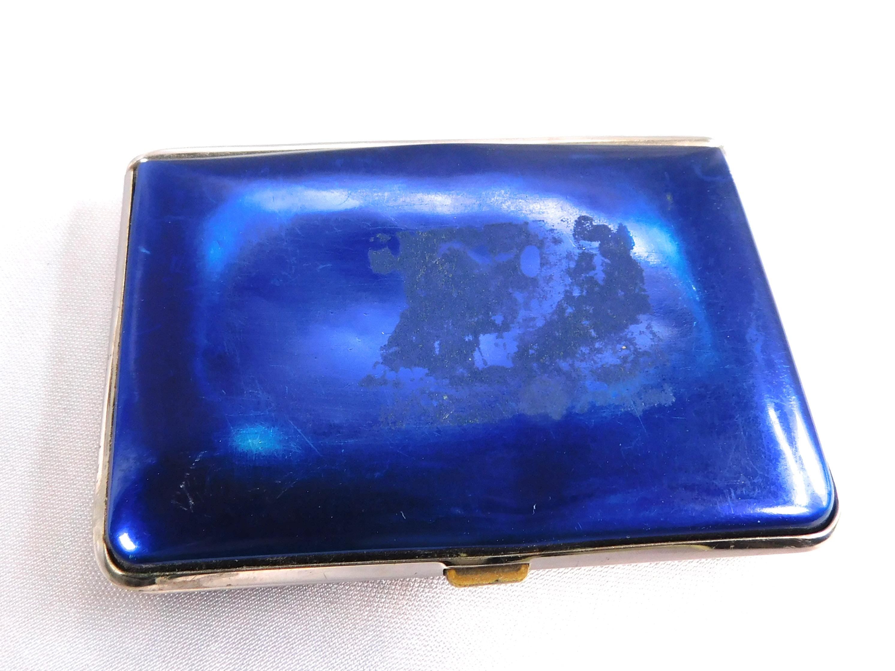Blue and Silver Mondaine Compact with Scottie Dog # 25591