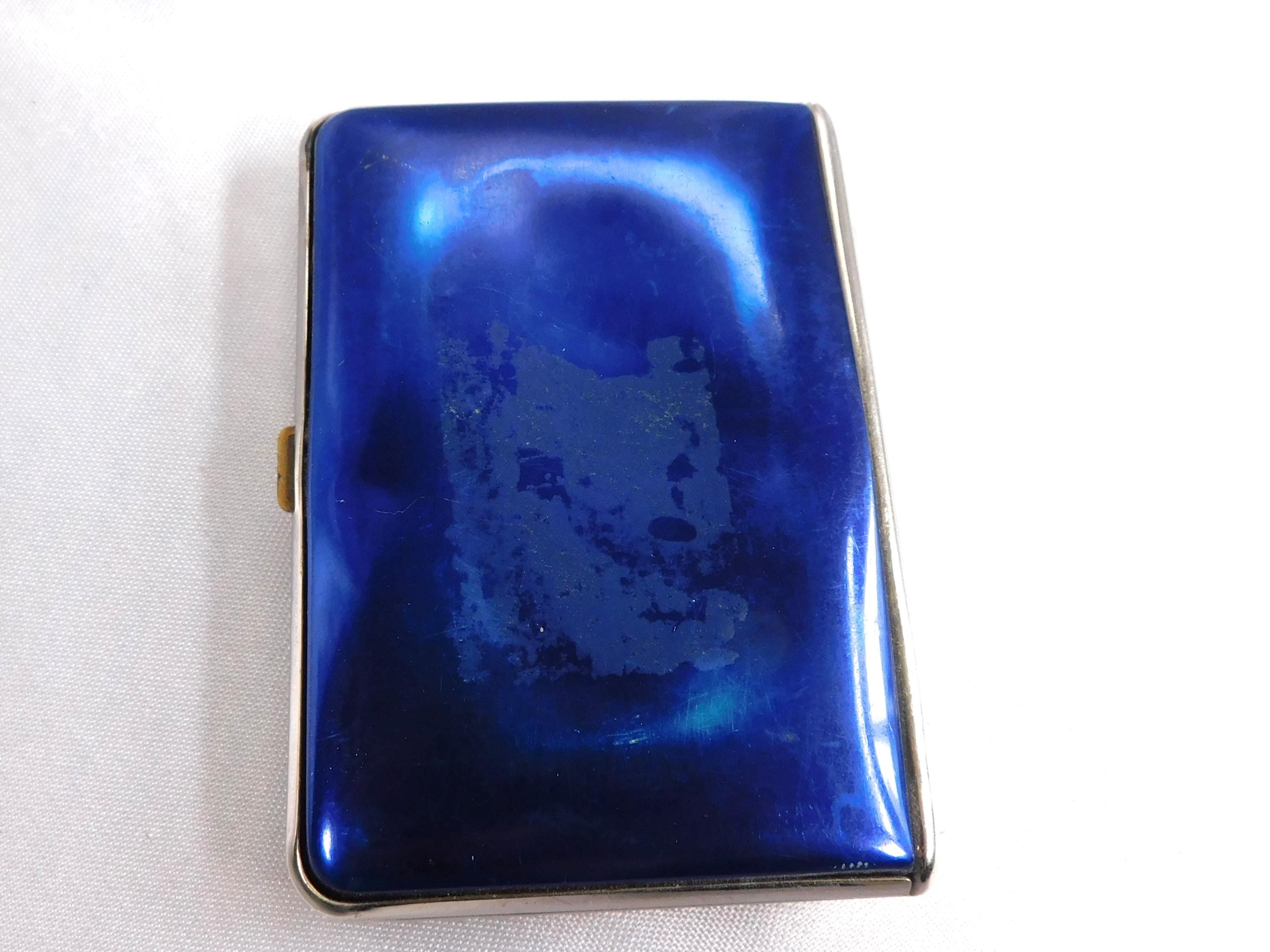 Blue and Silver Mondaine Compact with Scottie Dog # 25591