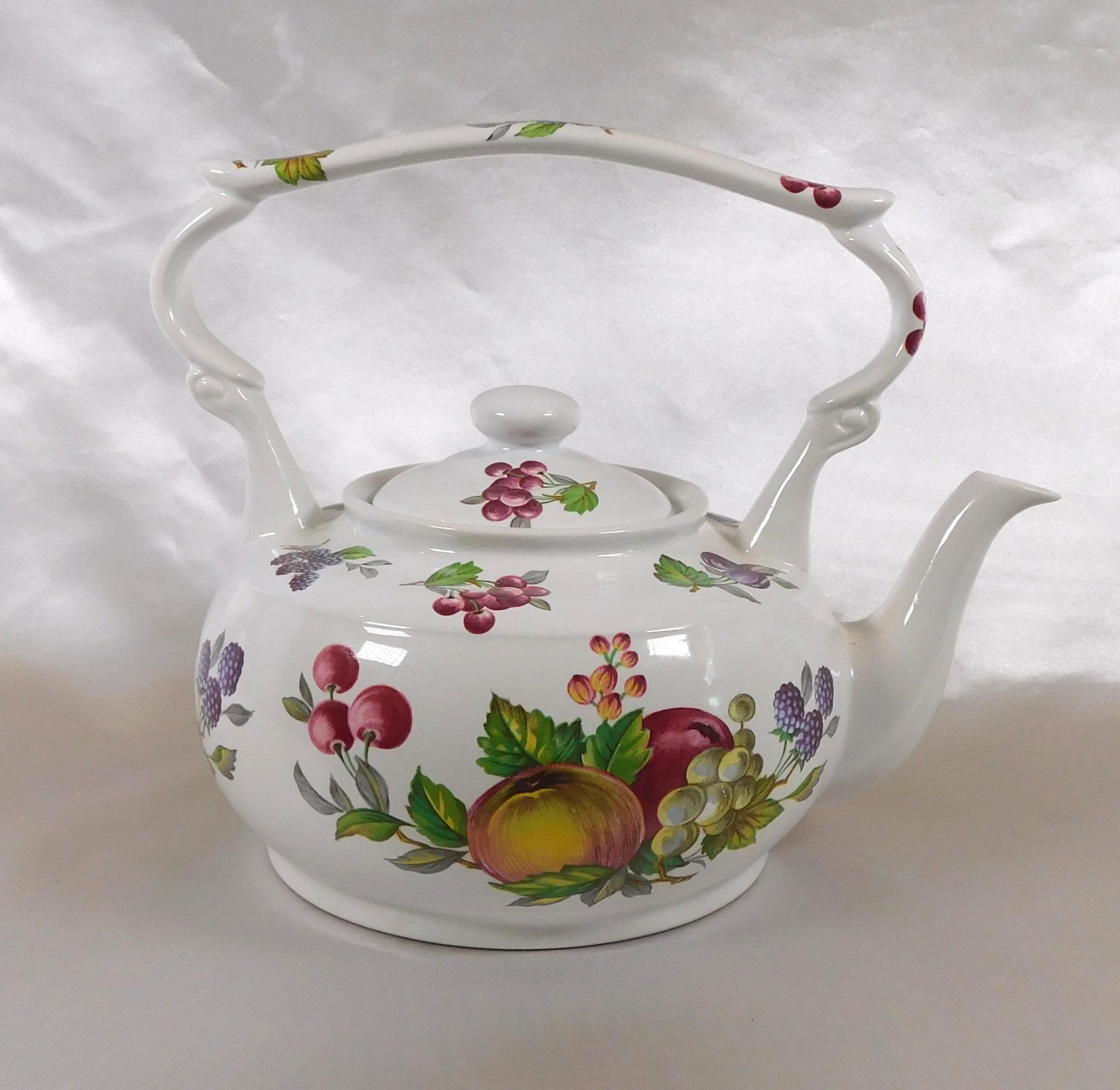 Arthur Wood Teapot Design with Fruit # 25841
