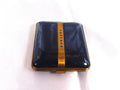 Black Mondaine Compact with Blue Stone Front # 24563
