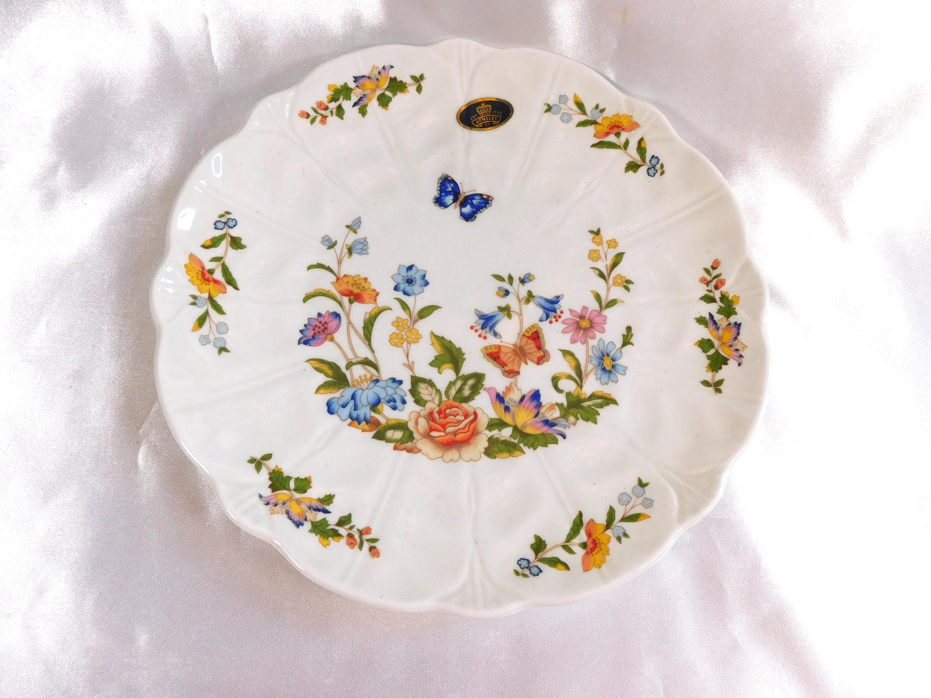 Aynsley Cake Plate in Cottage Garden # 23271