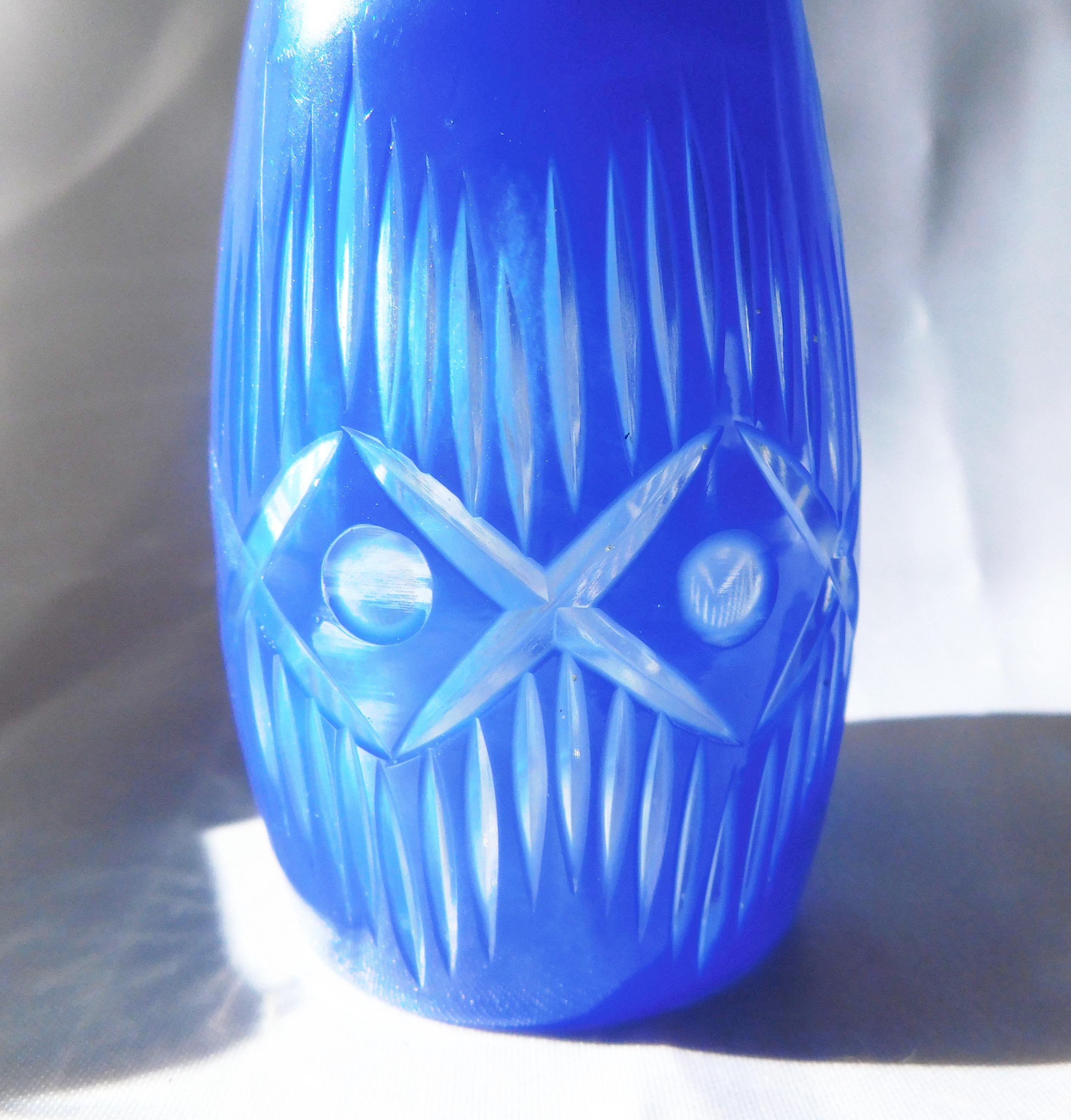 Blue Cut to Clear Bottle # 6029