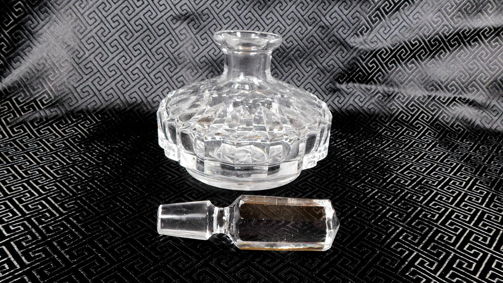 Clear Cut Glass Perfume Botle # 25228