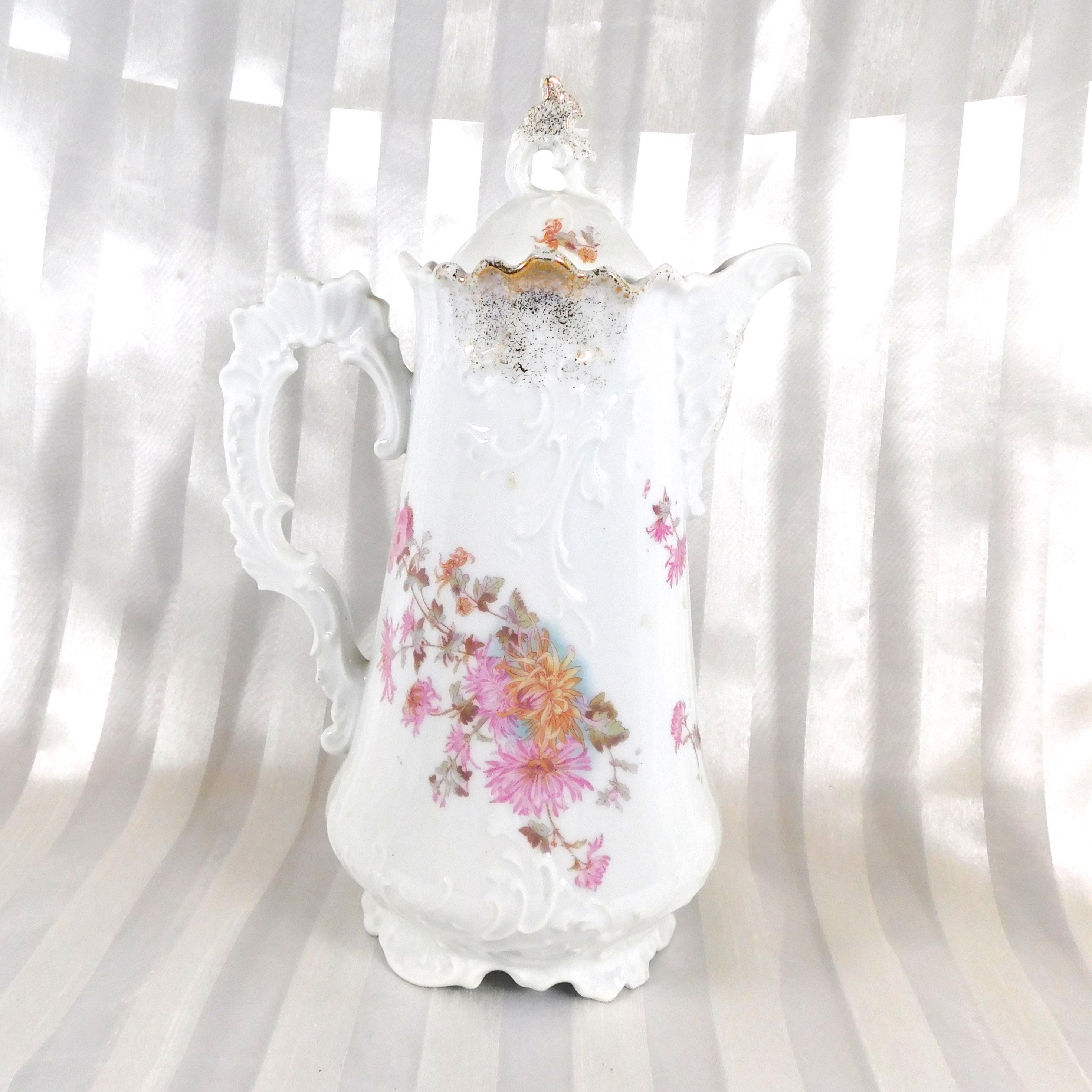 Brunswick Furstenberg Floral Chocolate Pot # 26097