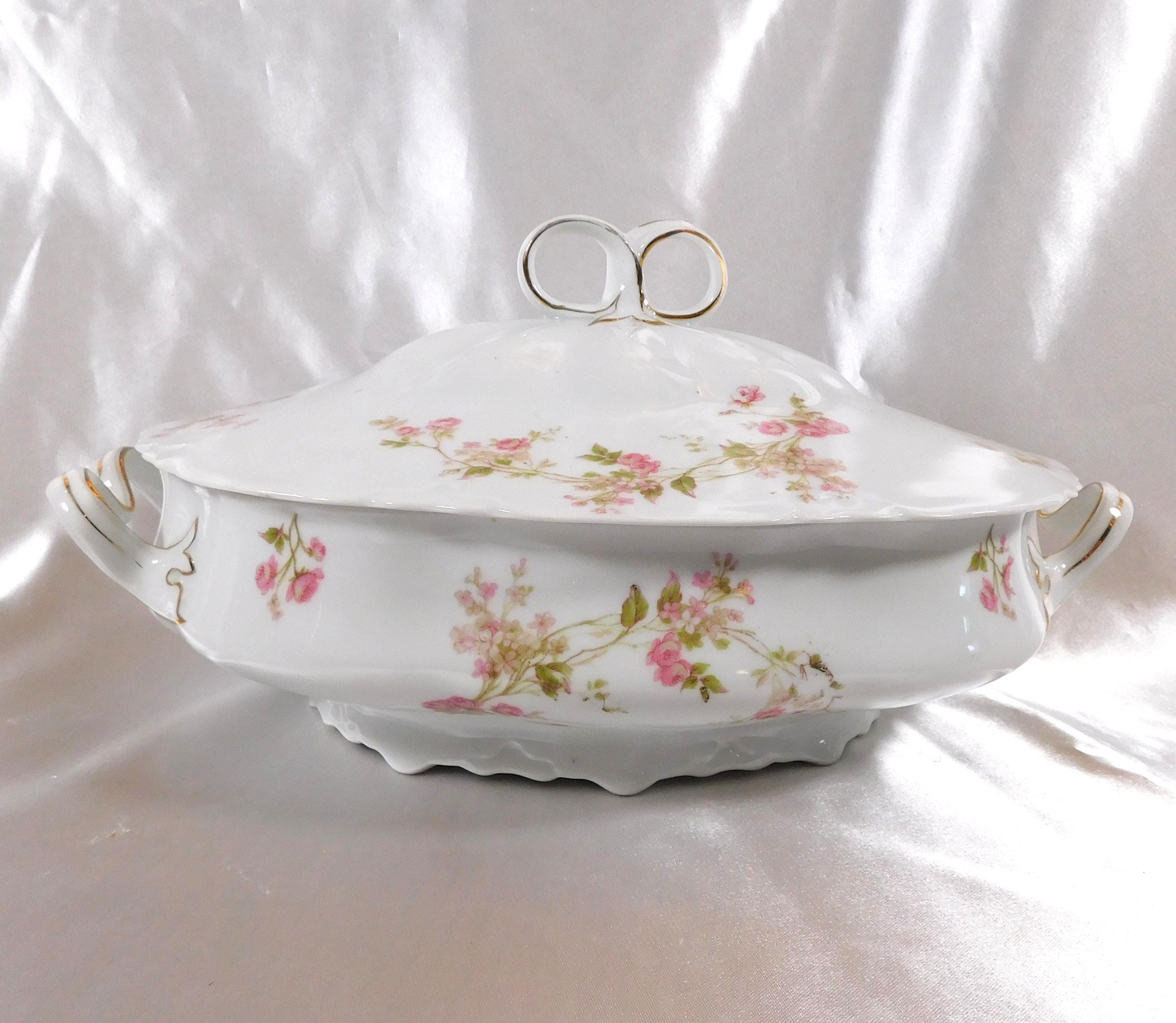 Antique Heinrich & Co. Covered Casserole Dish # 24828