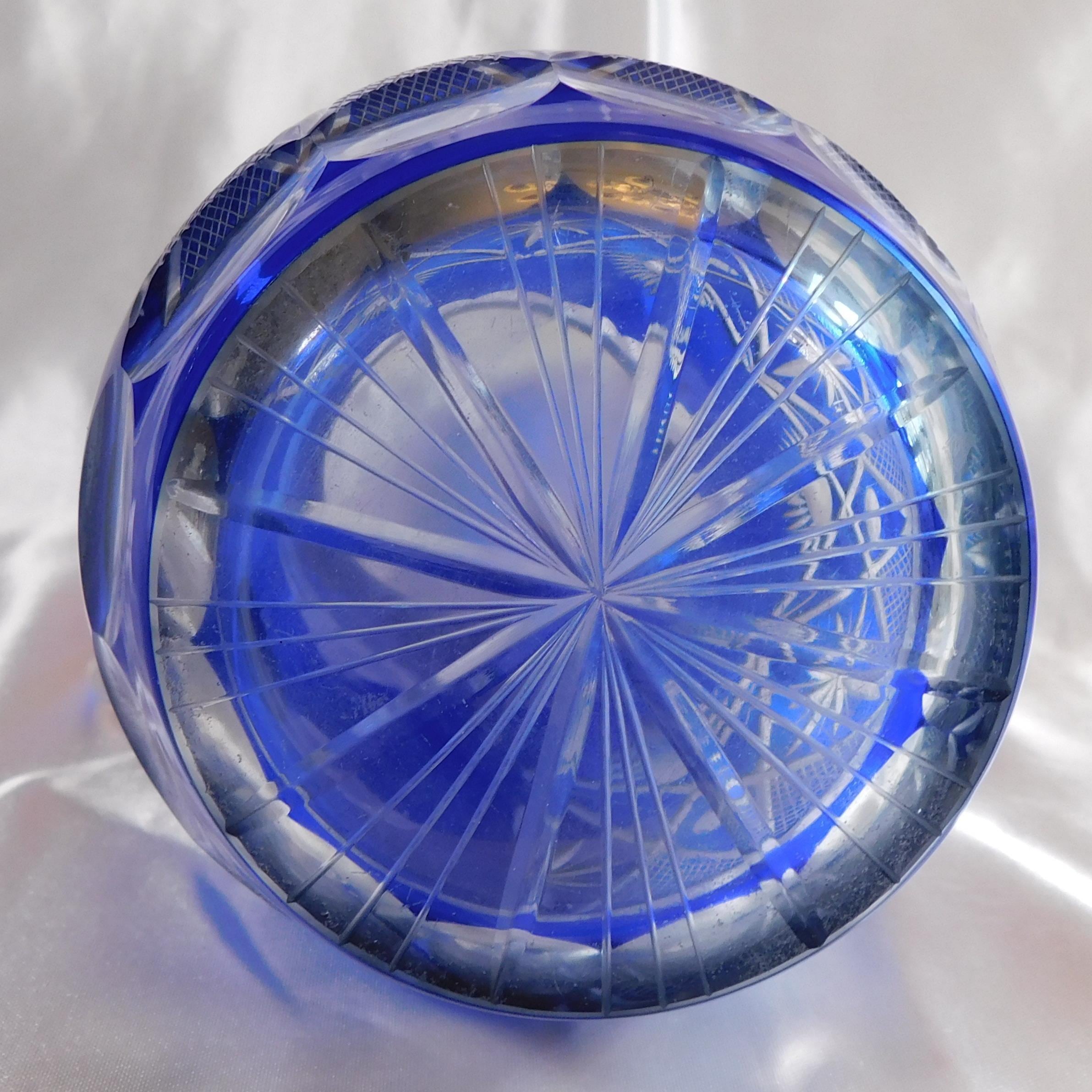 Blue Cut to Clear Pitcher #24232