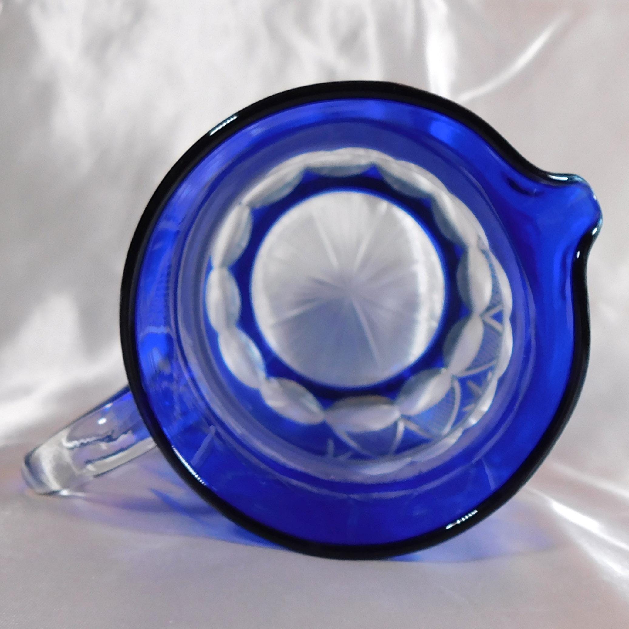 Blue Cut to Clear Pitcher #24232