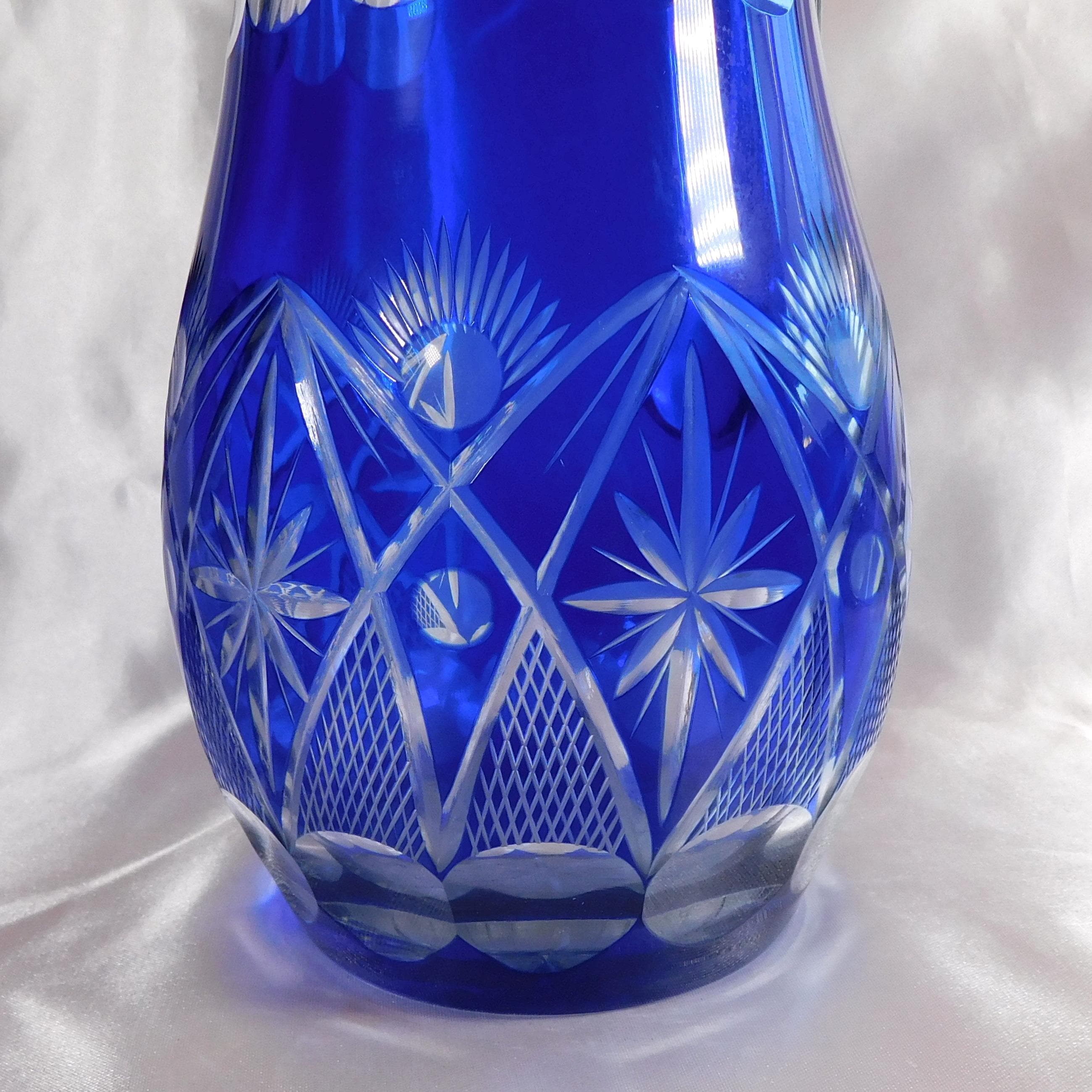 Blue Cut to Clear Pitcher #24232