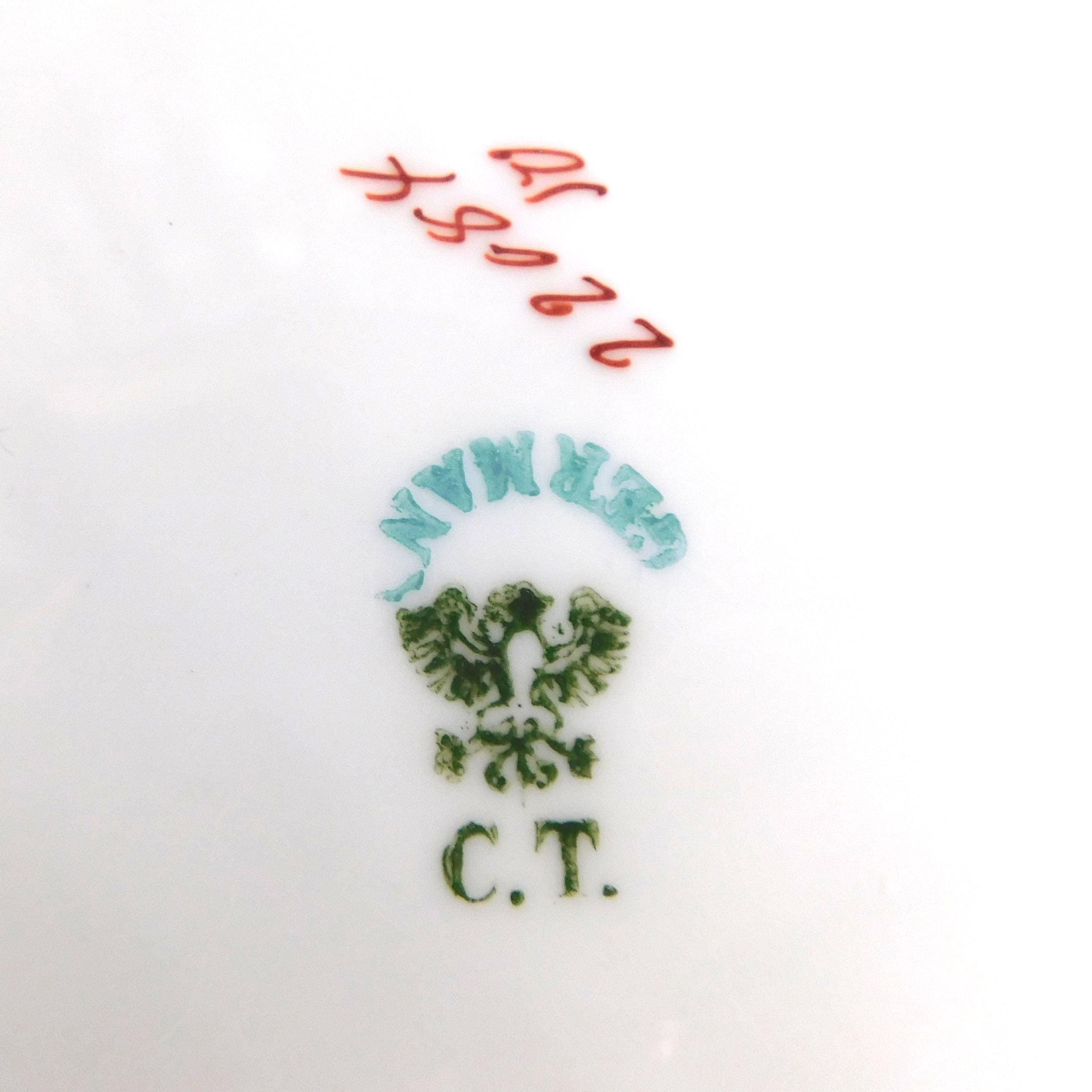 Carl Tielsch CT Atwasser Large Floral Serving Bowl # 26490