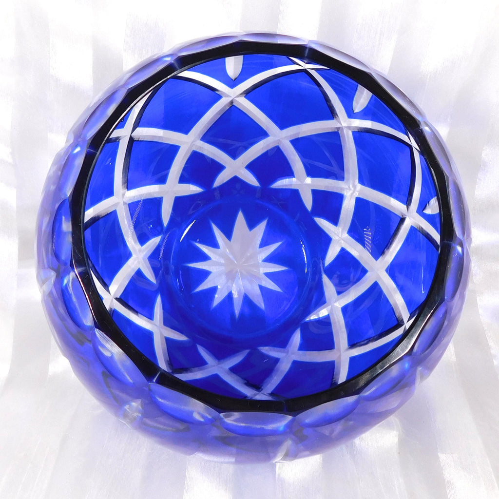 Blue Cut to Clear Bowl # 26480