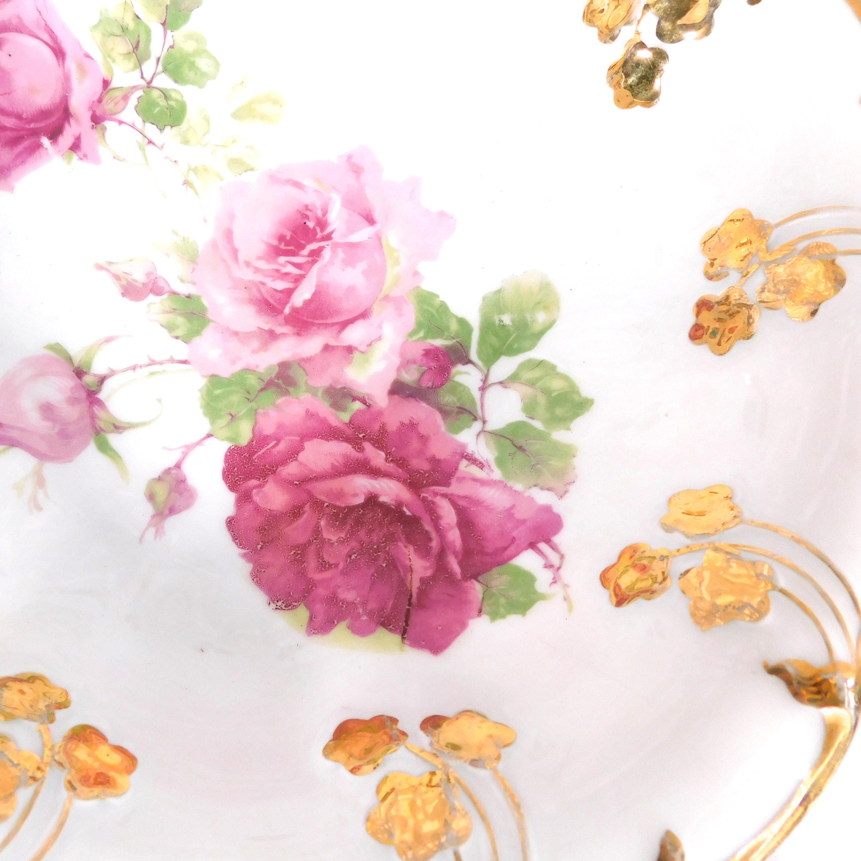 Carl Tielsch CT Atwasser Large Floral Serving Bowl # 26490