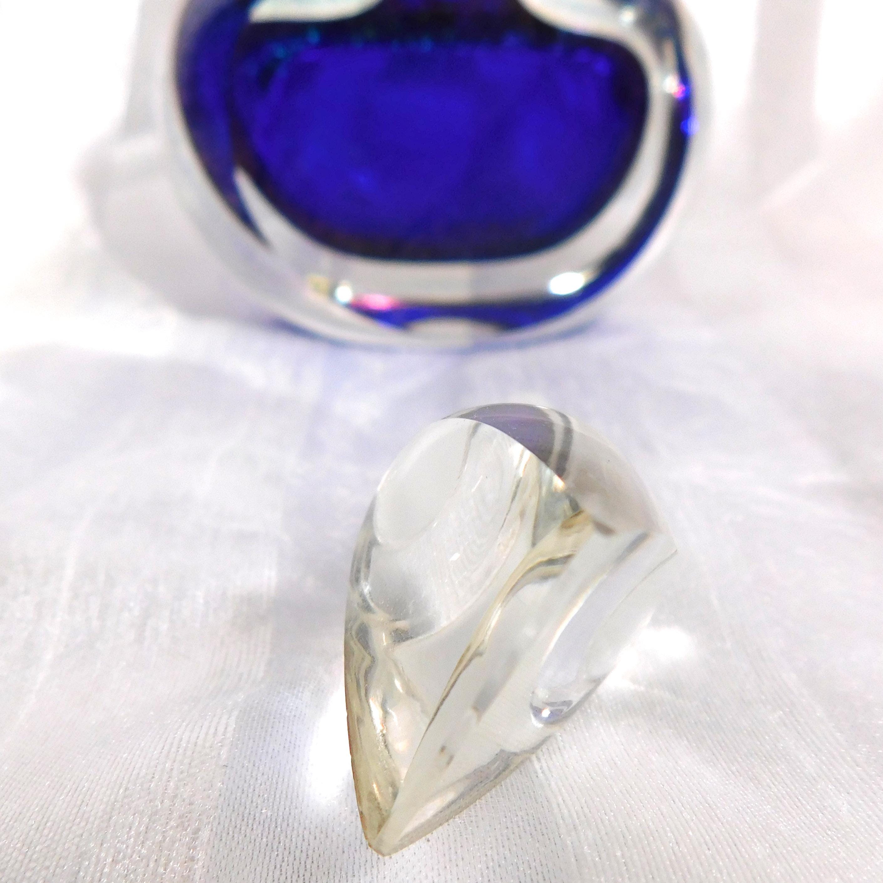 Correia Blue Art Glass Perfume Bottle #  26662