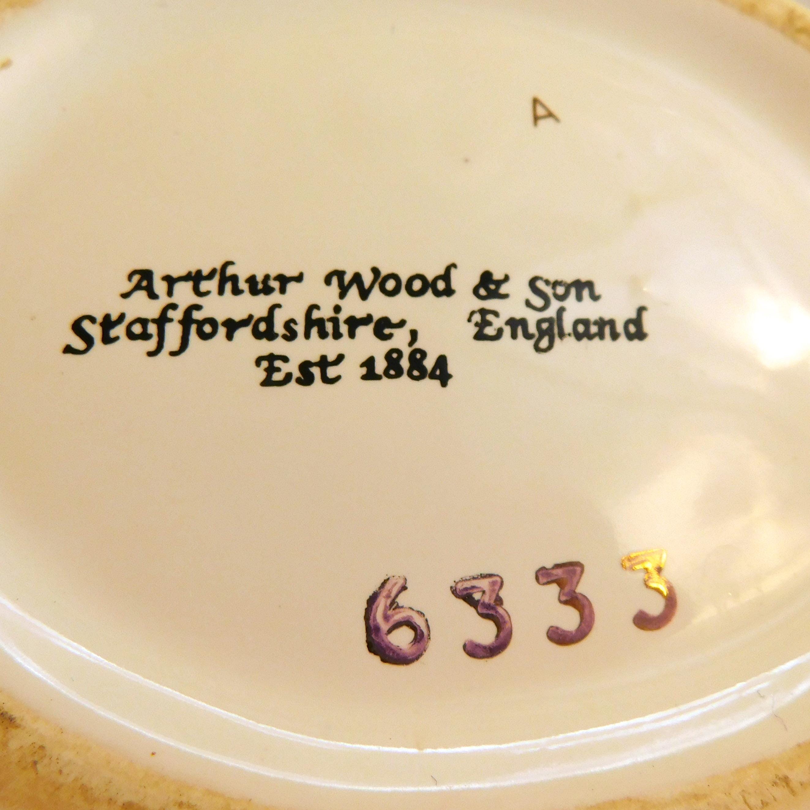 Arthur Wood Floral Teapot in Pattern 6333 # 26798