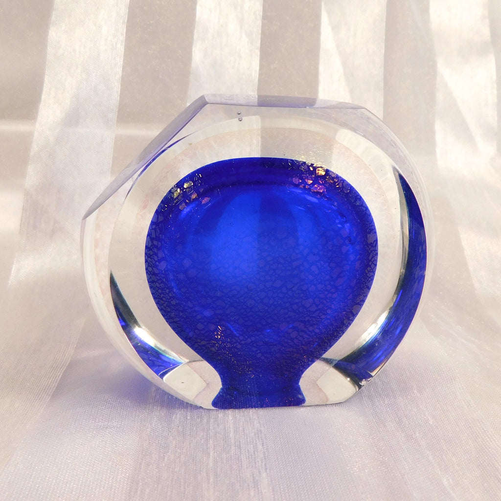 Blue Art Glass Perfume Bottle # 26863
