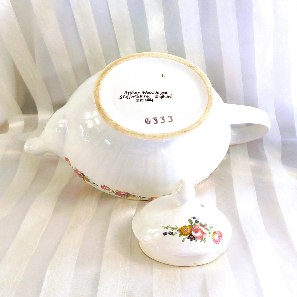Arthur Wood Floral Teapot in Pattern 6333 # 26798