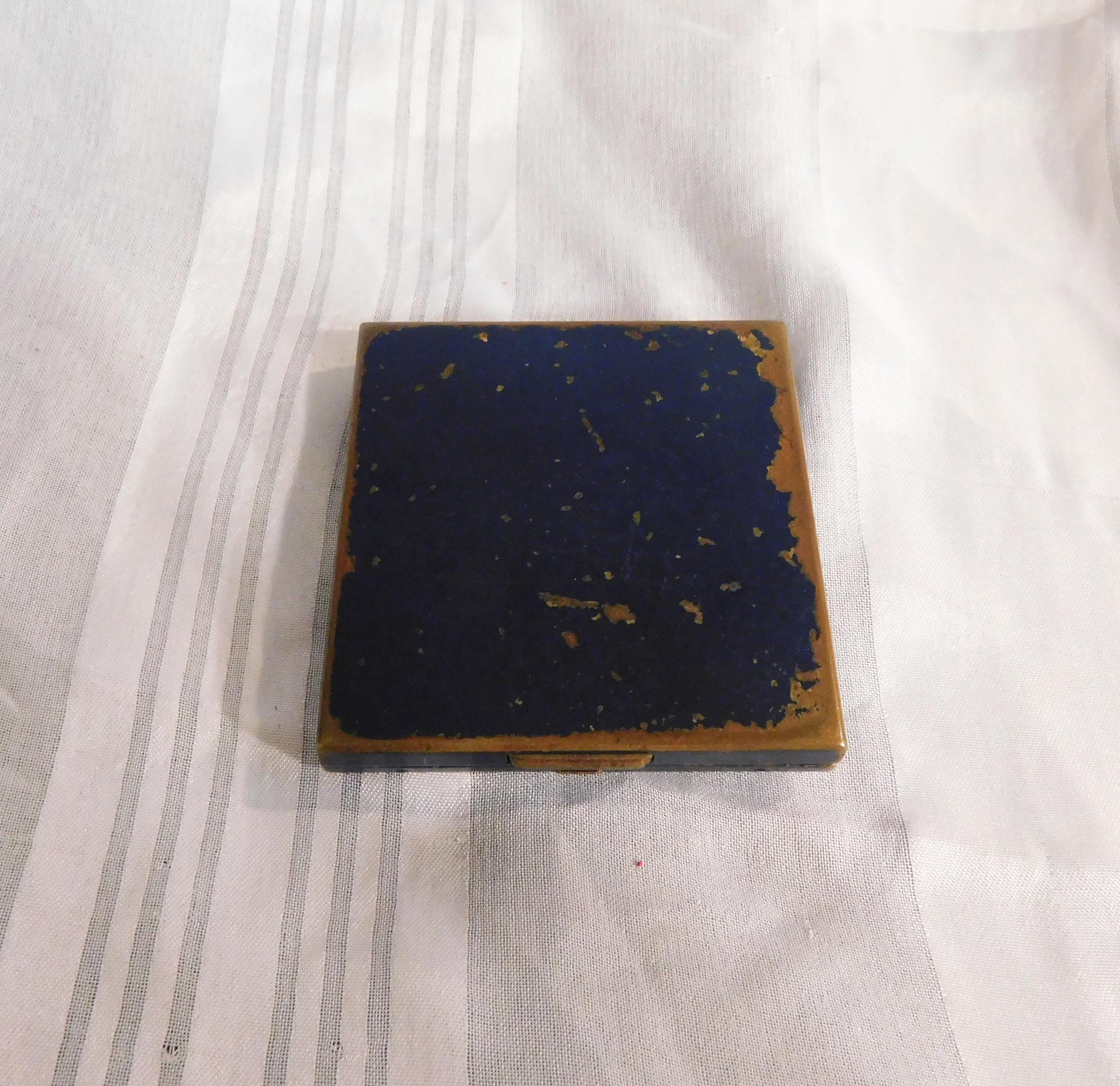 Blue Metal Mondaine Compact with Portrait Front # 21098