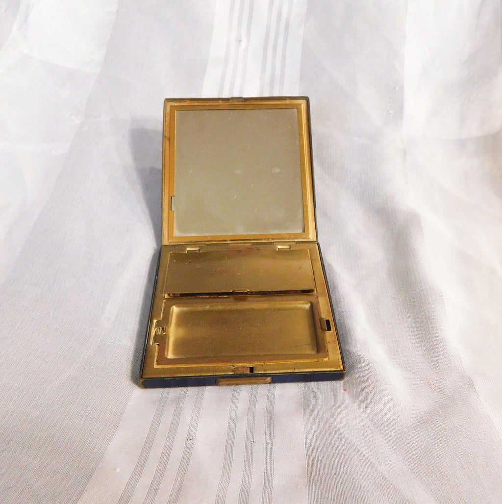 Blue Metal Mondaine Compact with Portrait Front # 21098
