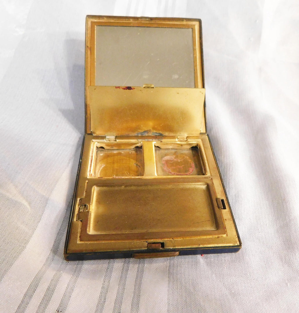 Blue Metal Mondaine Compact with Portrait Front # 21098