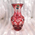 Beyer Pink Cut to Clear Vase # 27015