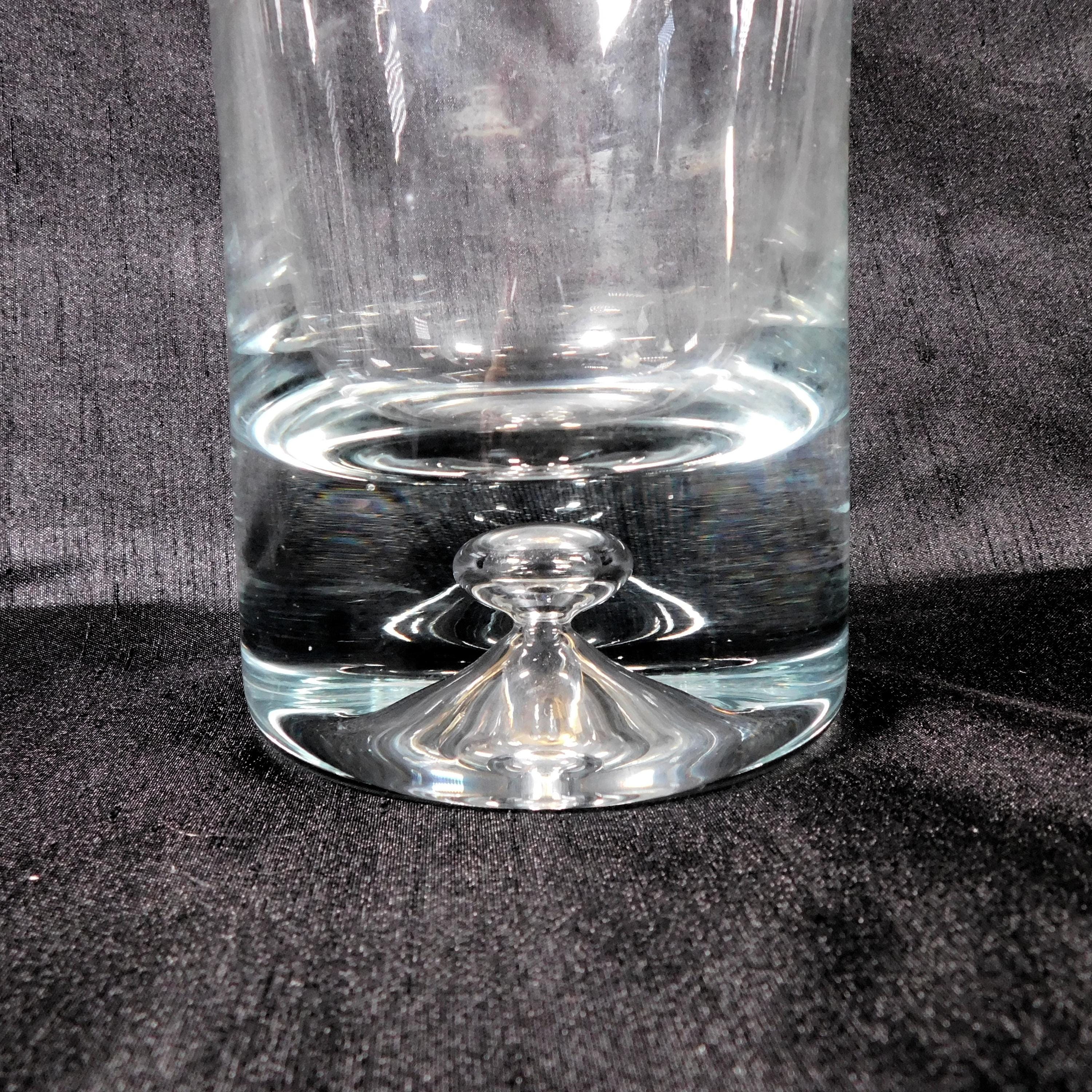 Clear Crystal Decanter with Solid Base #  26144
