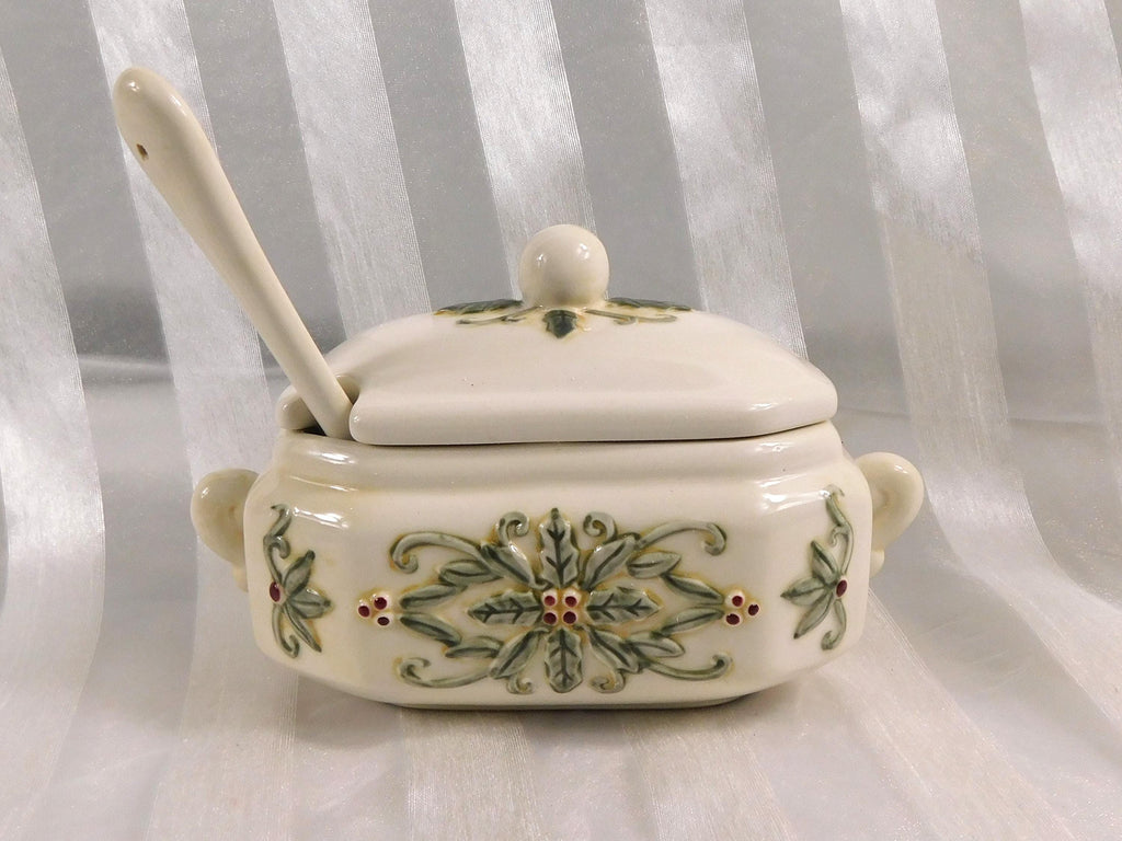Amscan Inc Holiday Traditions Honey Pot or Jelly Jar with Spoon # 26795