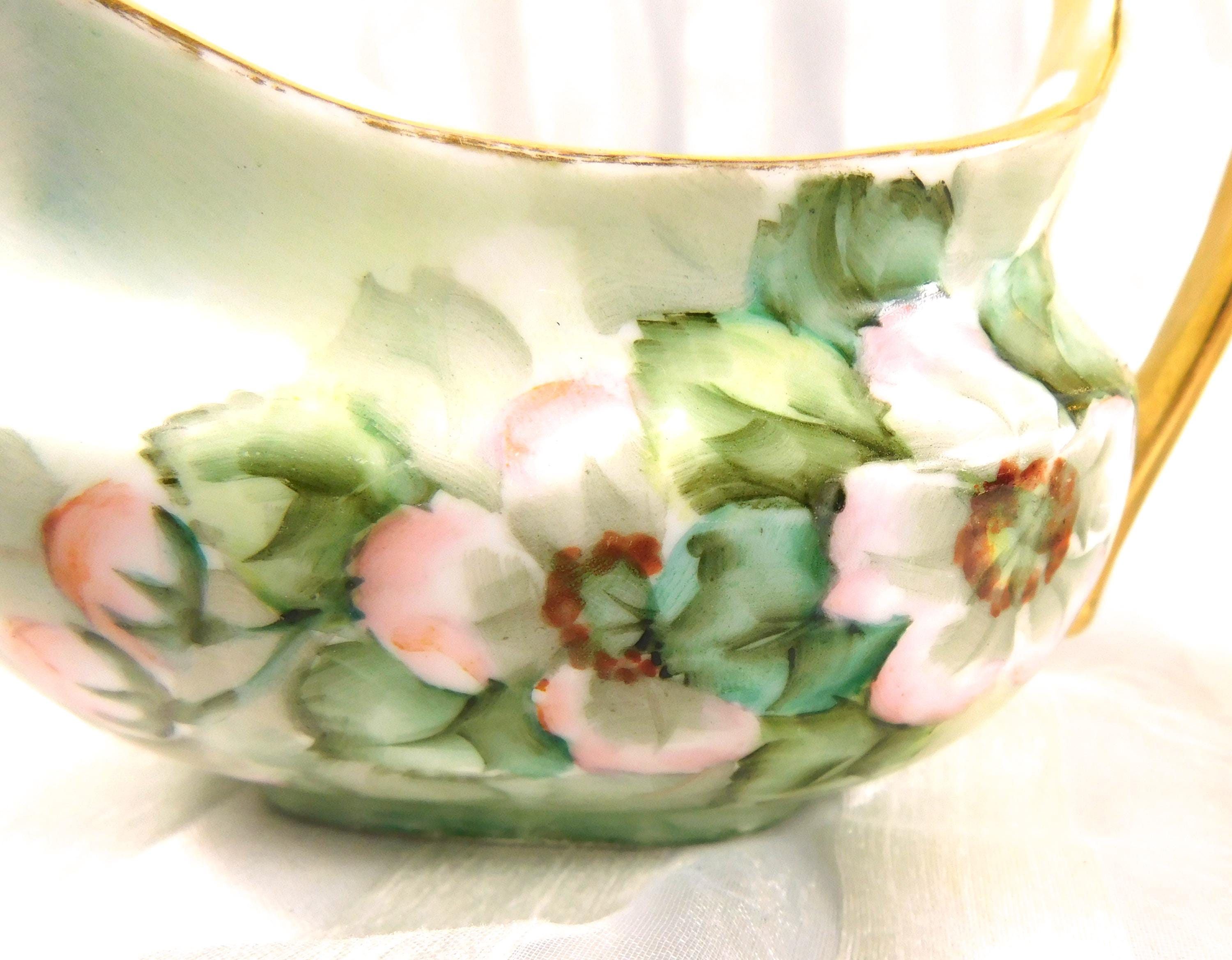 Classic Bavaria Signed Sugar Bowl and Creamer # 23887