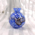 Blue and White Glass Perfume Bottle # 27123