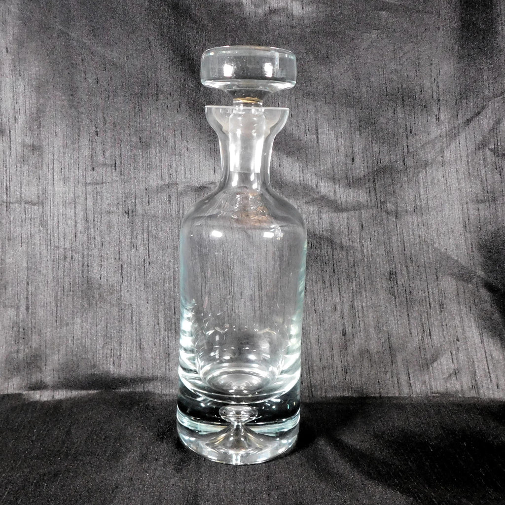 Clear Crystal Decanter with Solid Base #  26144