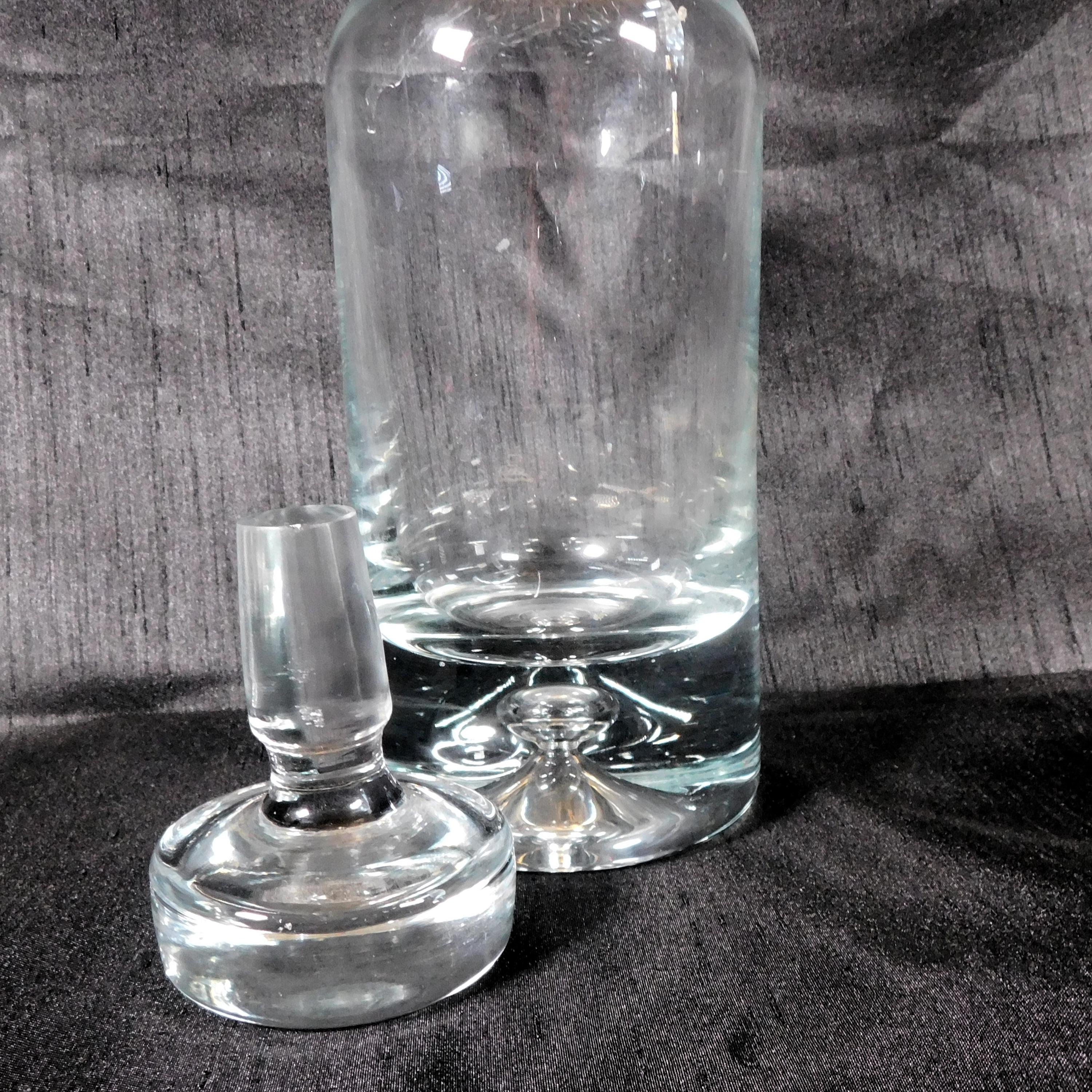 Clear Crystal Decanter with Solid Base #  26144