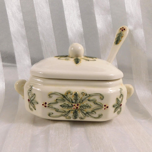 Amscan Inc Holiday Traditions Honey Pot or Jelly Jar with Spoon # 26795