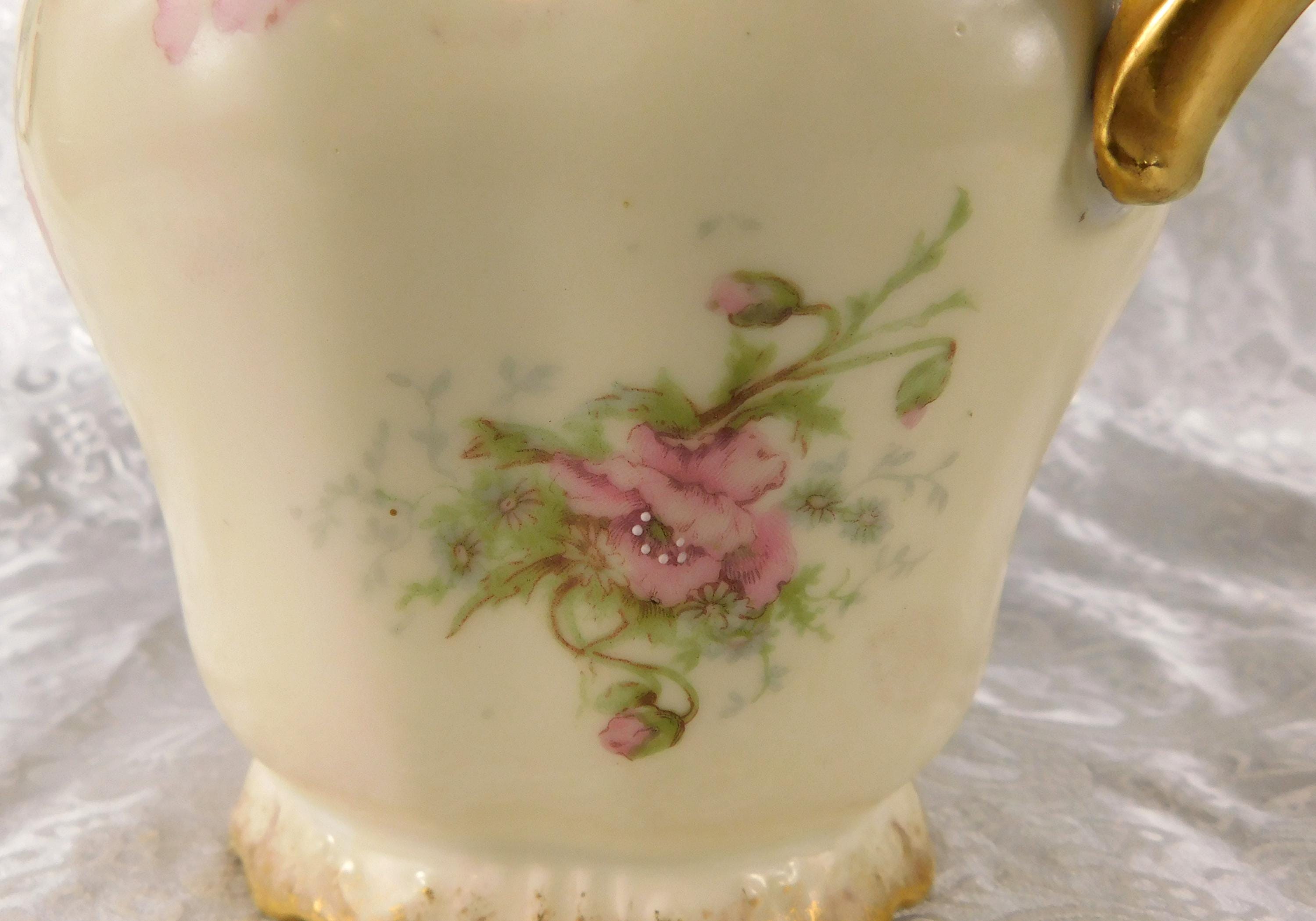 Coiffe et Cie  and Lazeyras Rosenfel Lehman Limoges Chocolate Pot with No Lid #  27011