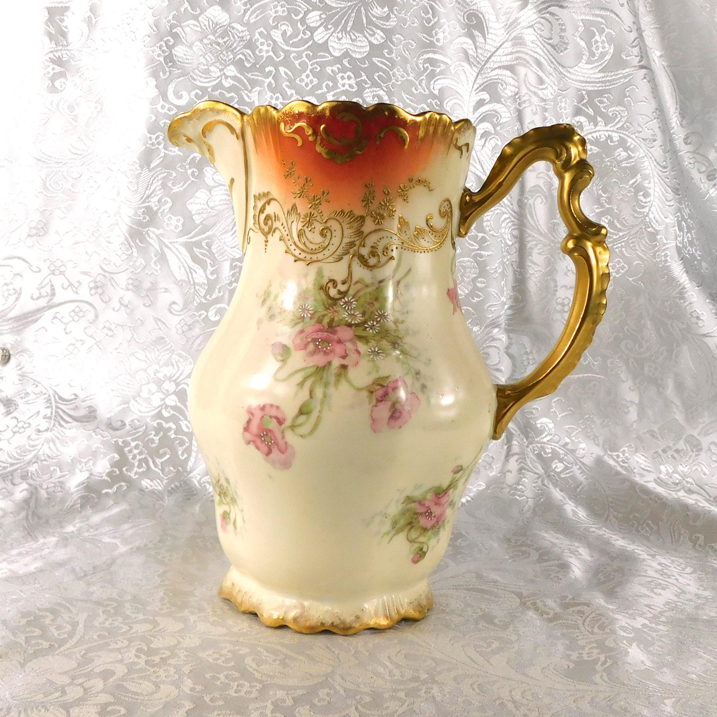 Coiffe et Cie  and Lazeyras Rosenfel Lehman Limoges Chocolate Pot with No Lid #  27011