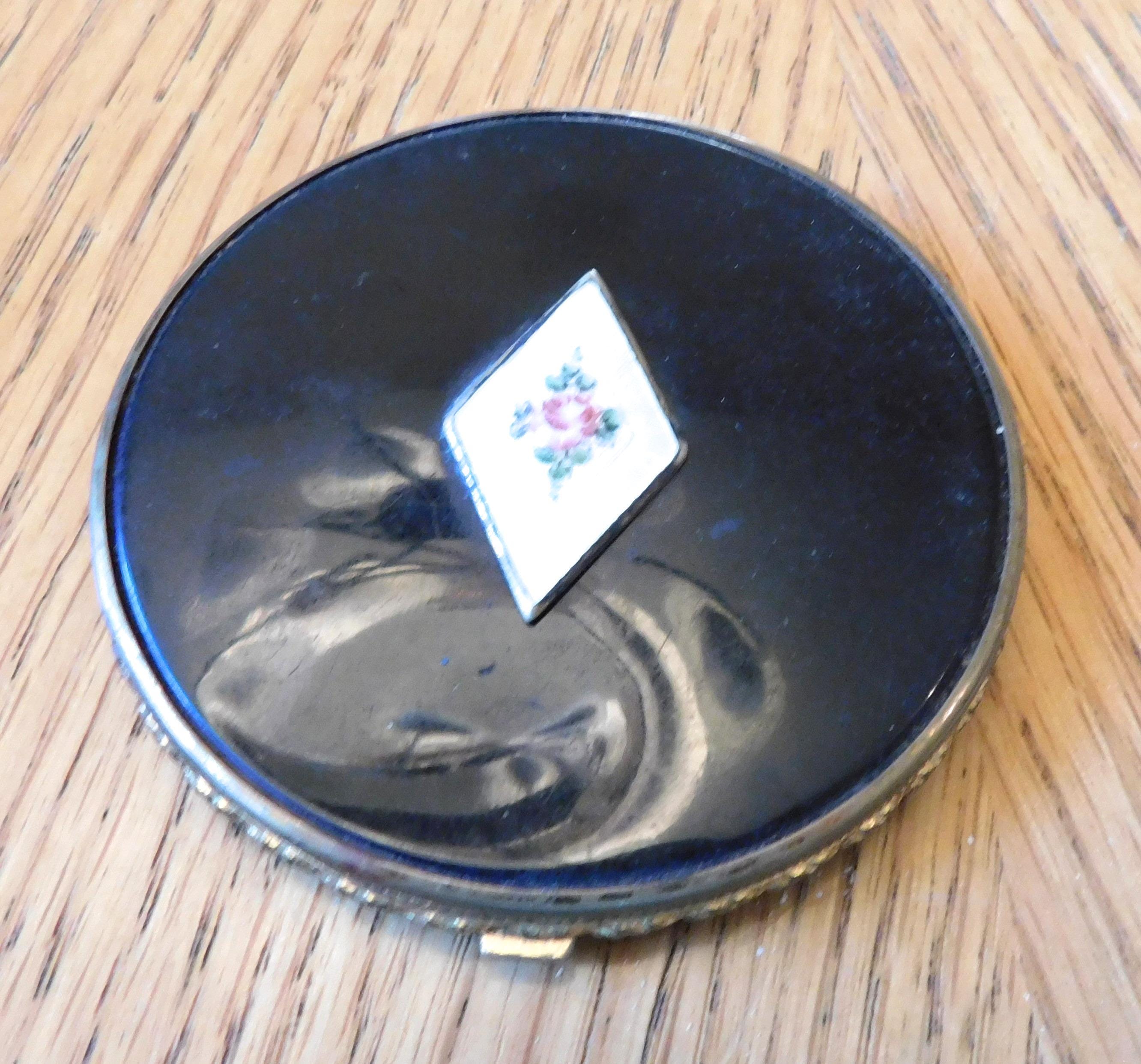 Blue Mondaine Two Section Compact with No Mirror  # 20299