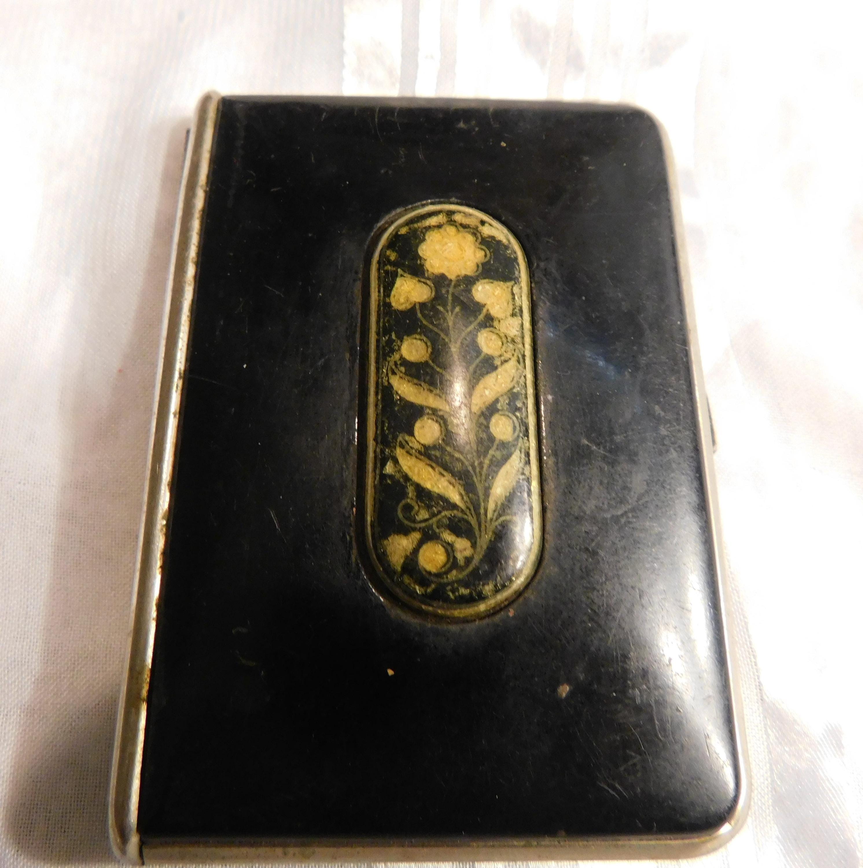 Black Mondaine Compact with Flower Front # 21103