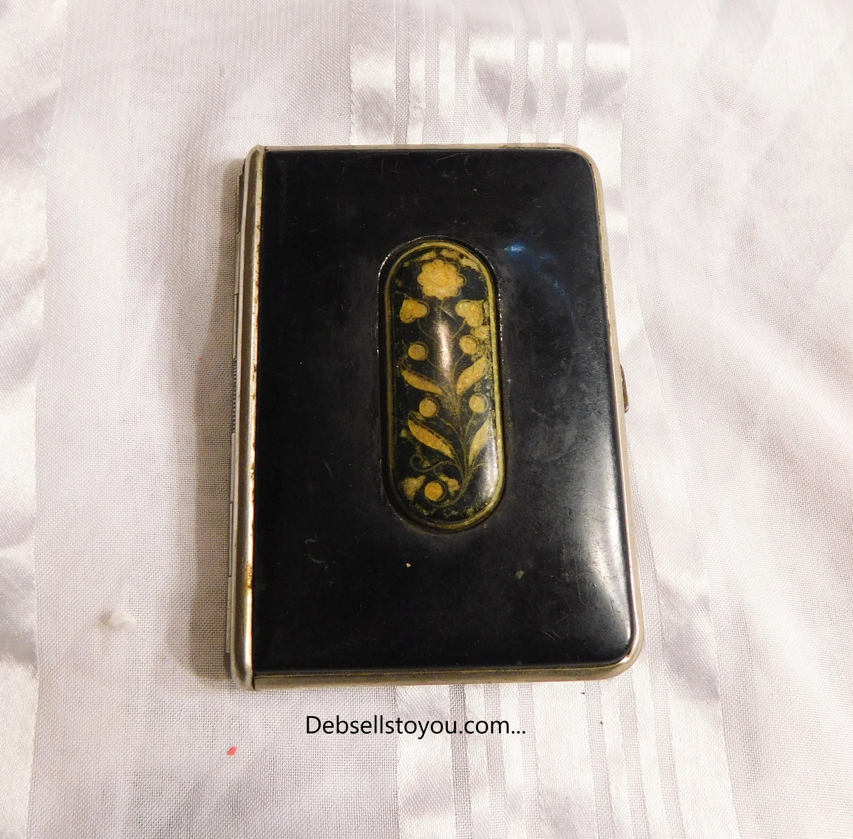 Black Mondaine Compact with Flower Front # 21103