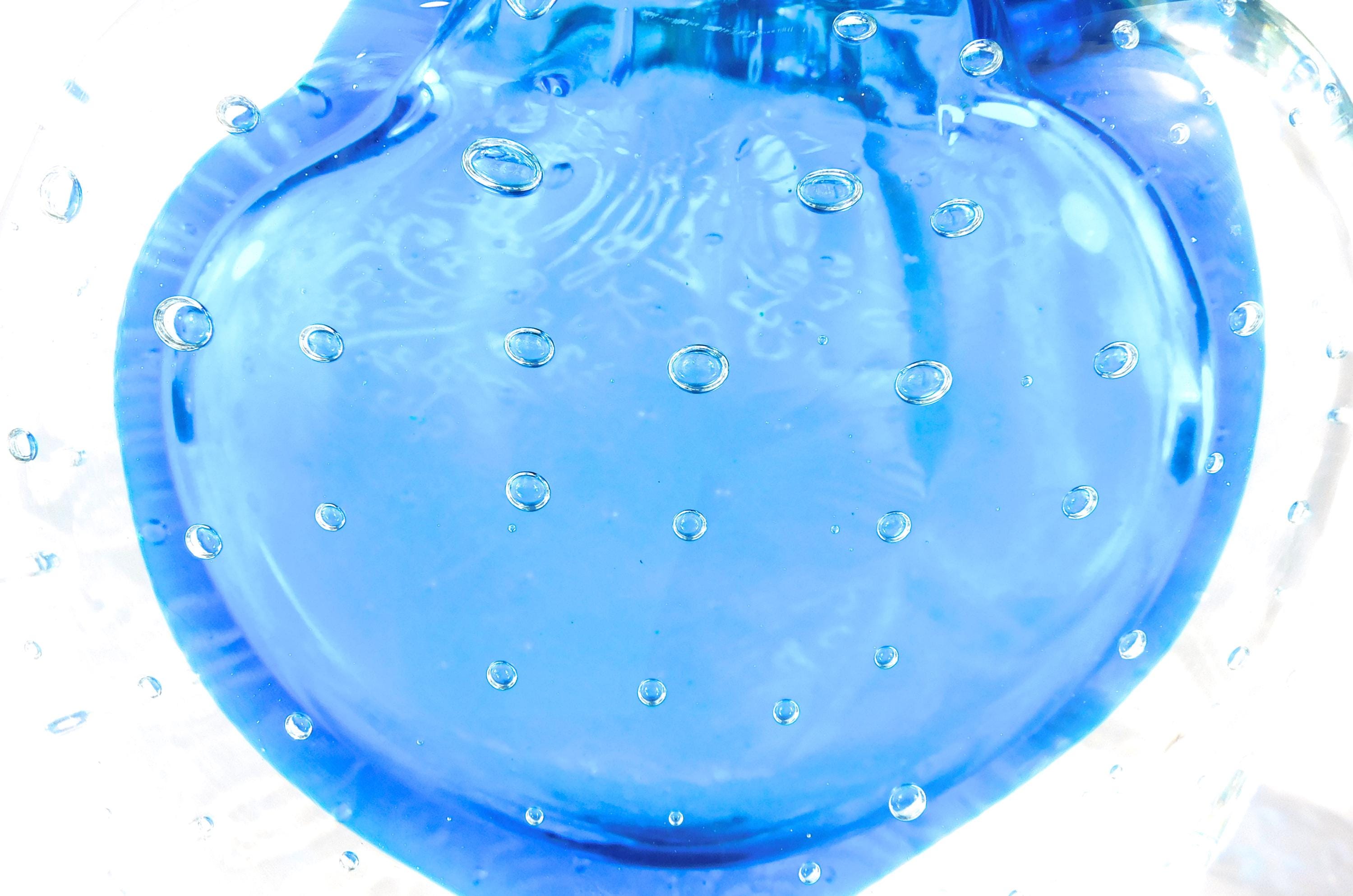 Blue Bullicante Heart Shaped Vase # 27252
