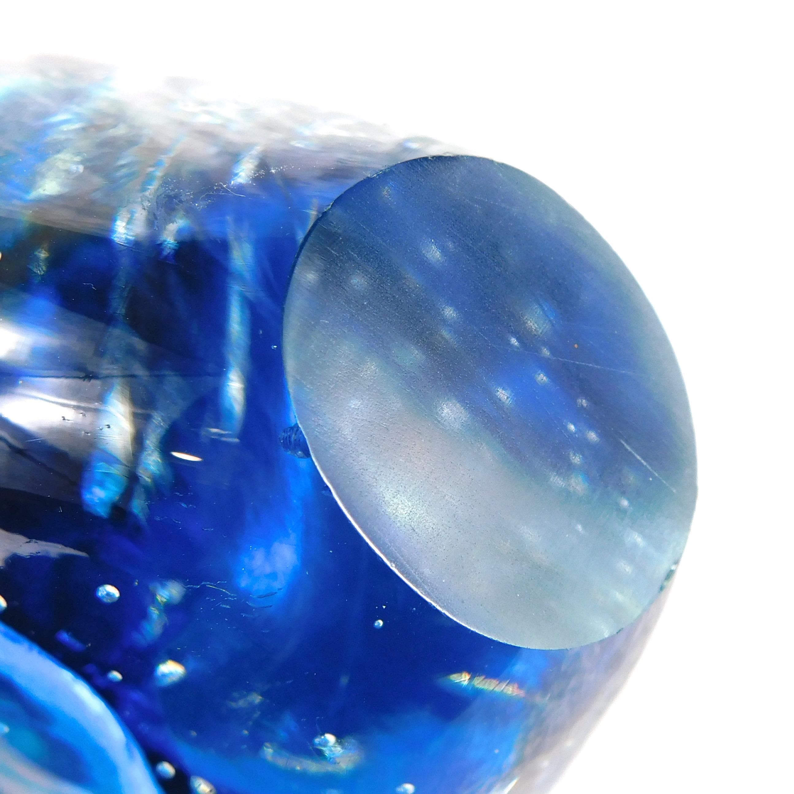 Blue Bullicante Heart Shaped Vase # 27252