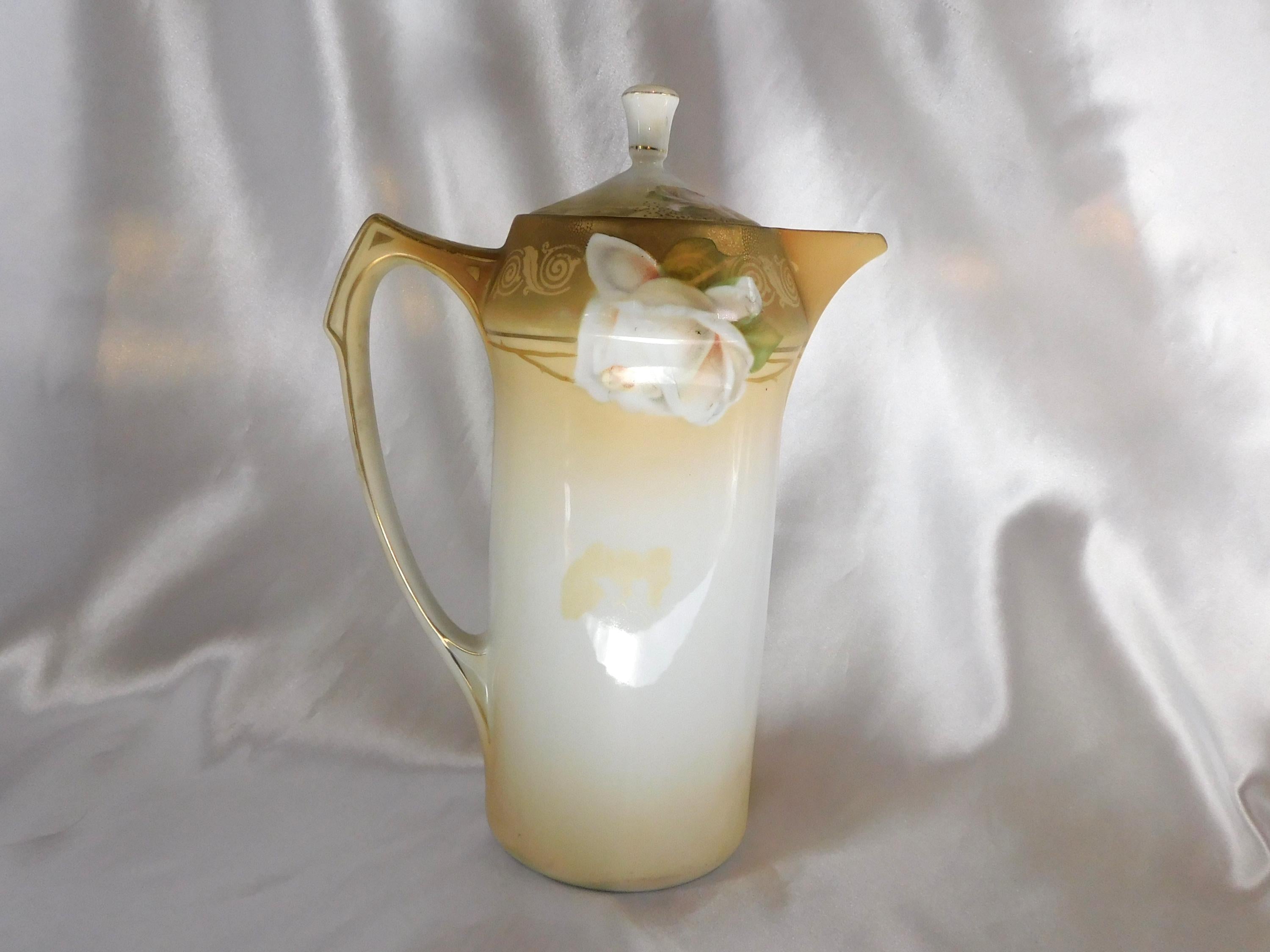 Cream Reinhold Schlegelmilch RS Germany Chocolate Pot # 25321