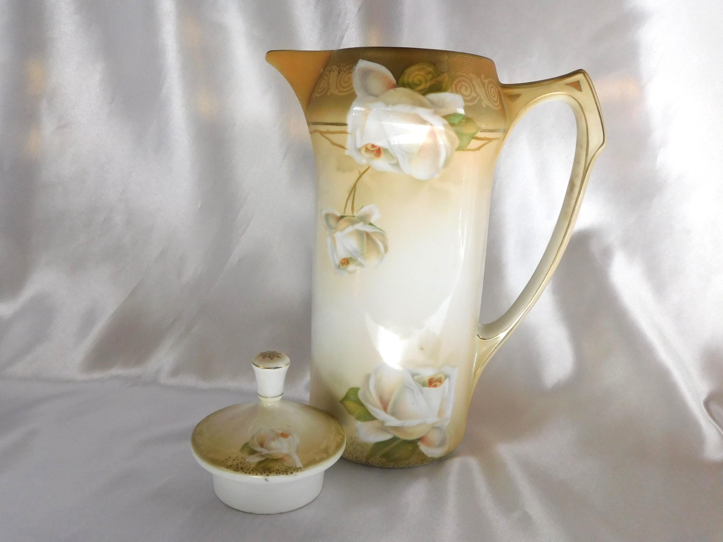 Cream Reinhold Schlegelmilch RS Germany Chocolate Pot # 25321