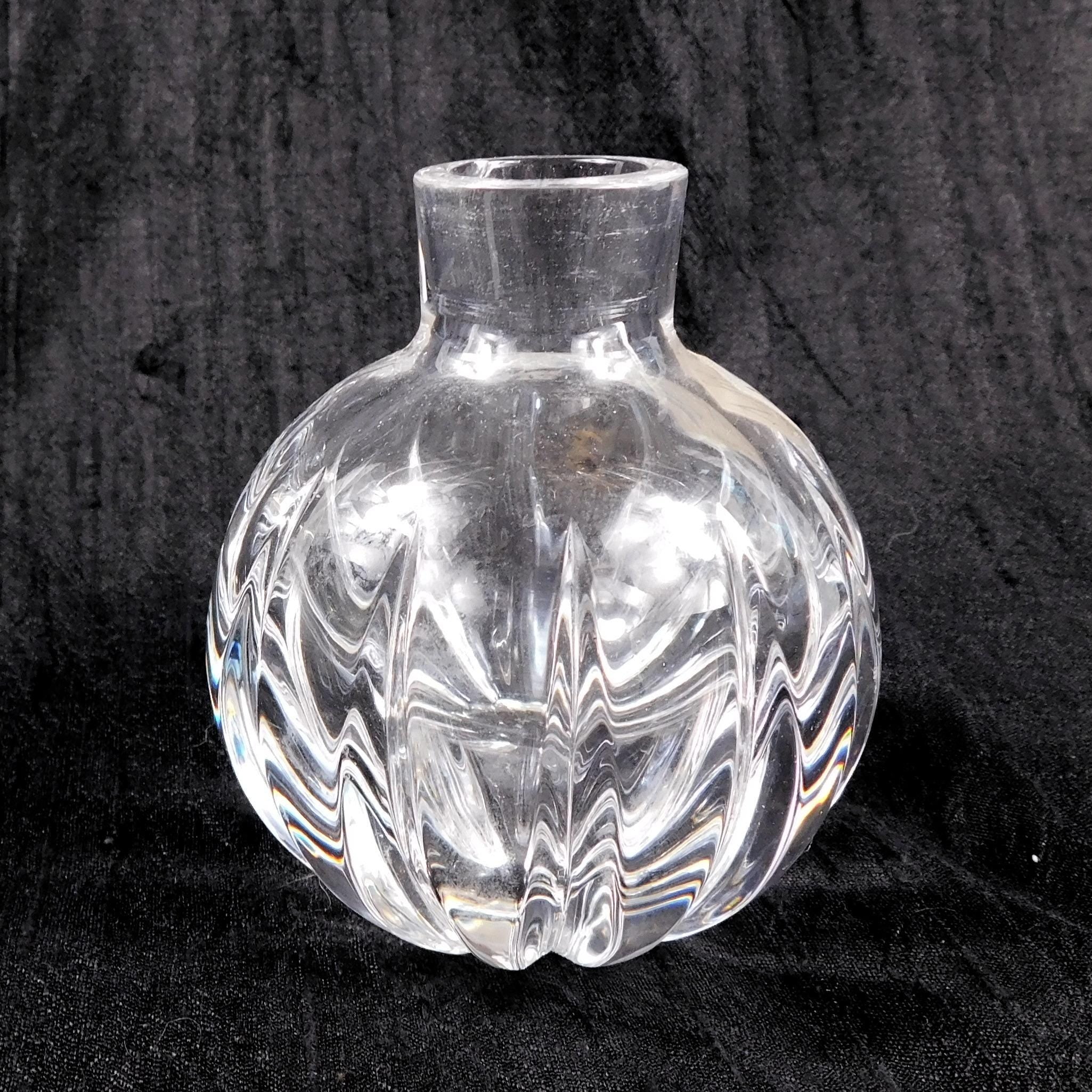 Clear Crystal Mikasa Perfume Bottle with Matching Stopper # 27203