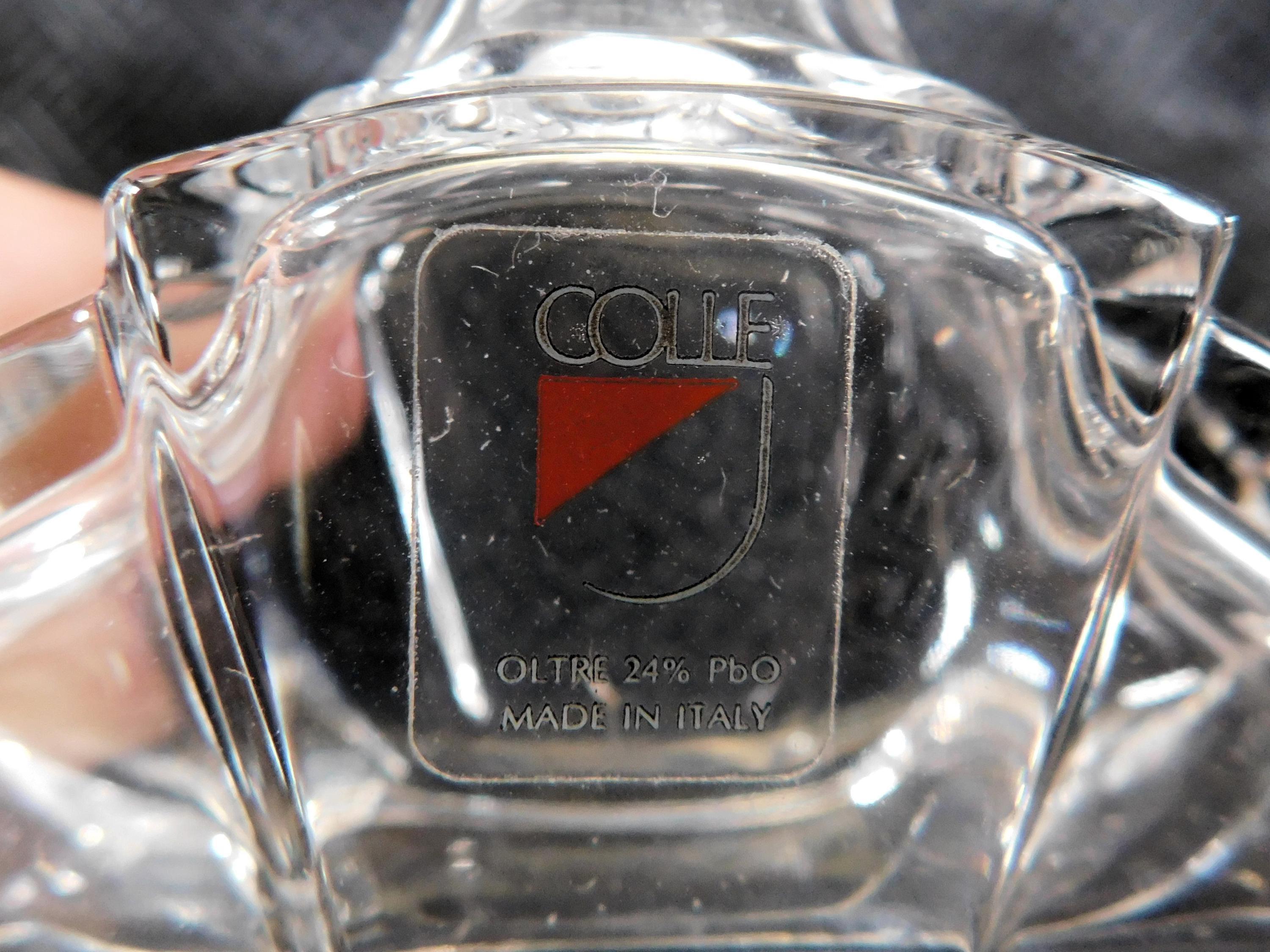 Colle Crystal Perfume Bottle from Italy # 21108
