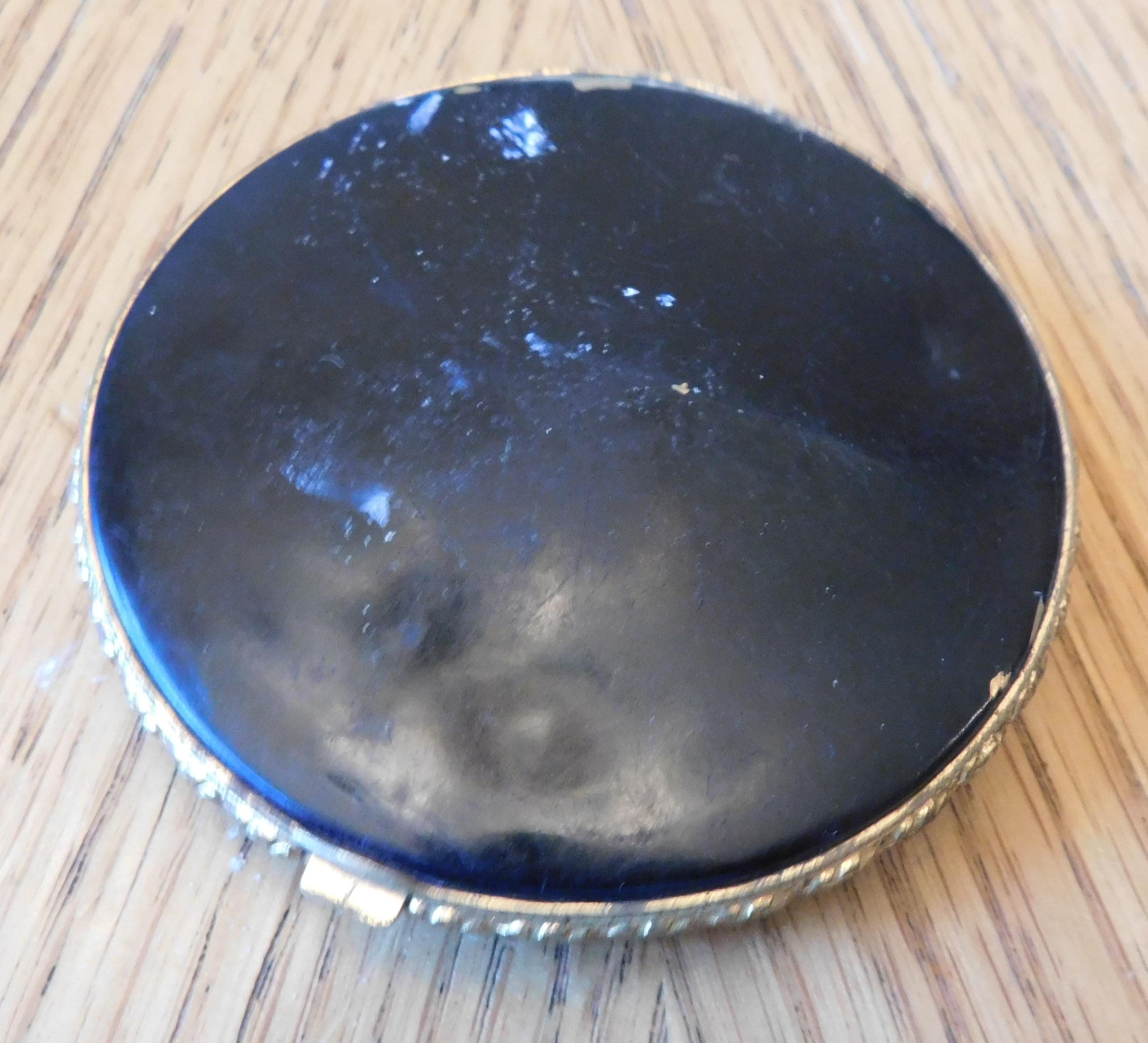 Blue Mondaine Two Section Compact with No Mirror  # 20299