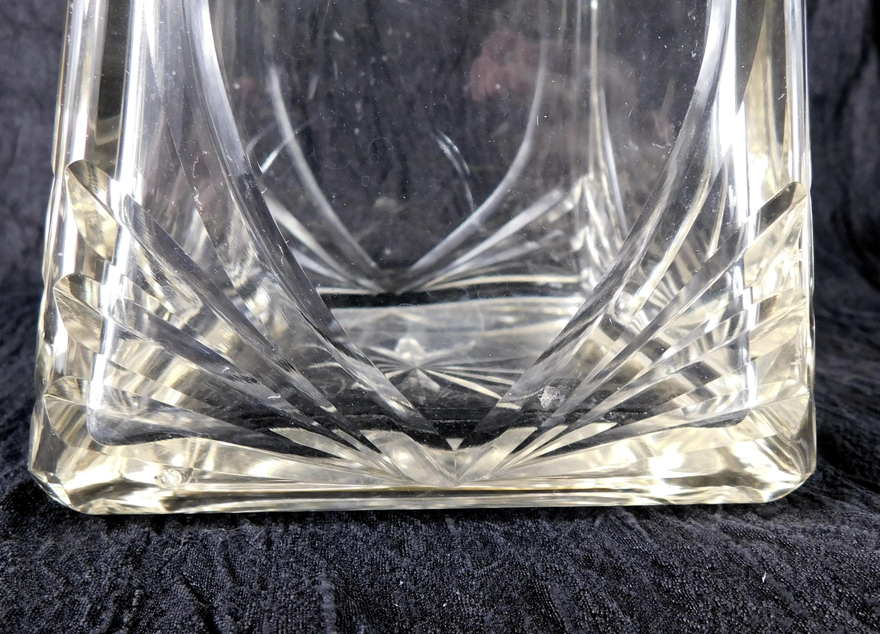 Antique Cut Glass Cannister or Decanter with Lid # 27296