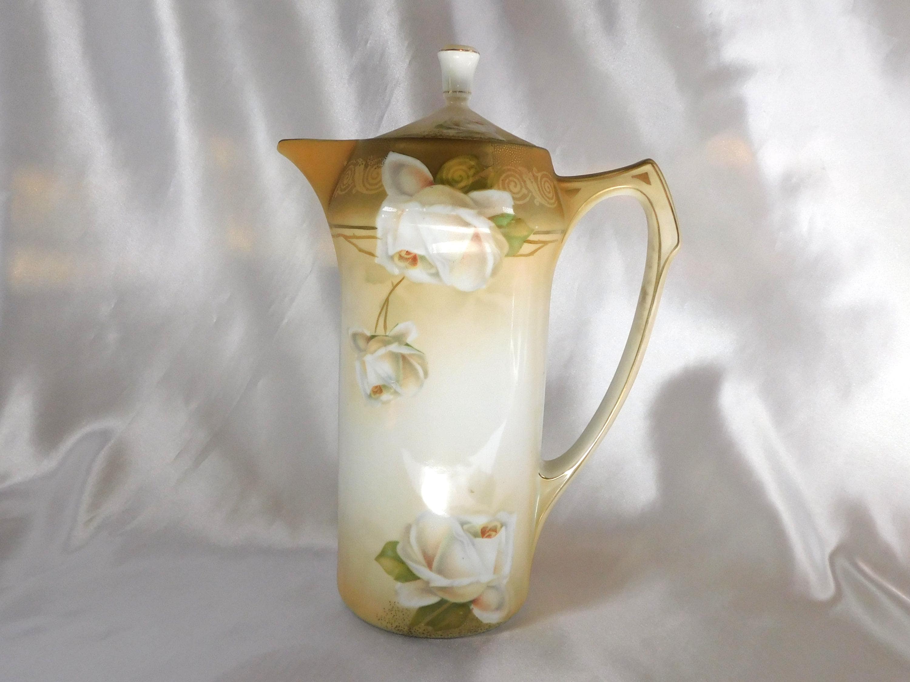 Cream Reinhold Schlegelmilch RS Germany Chocolate Pot # 25321