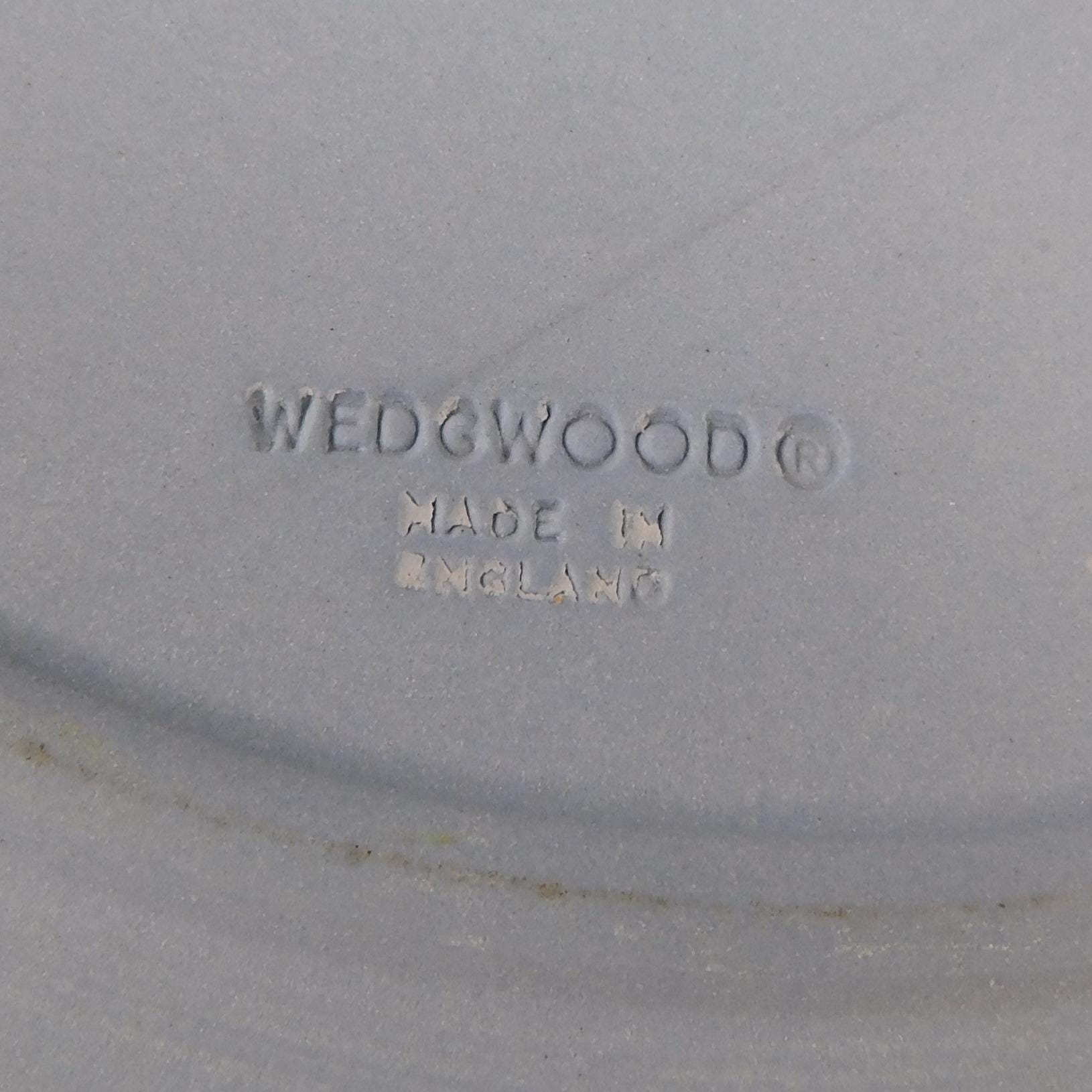 Blue Wedgwwood Japserware Plate with Angel Center # 27288