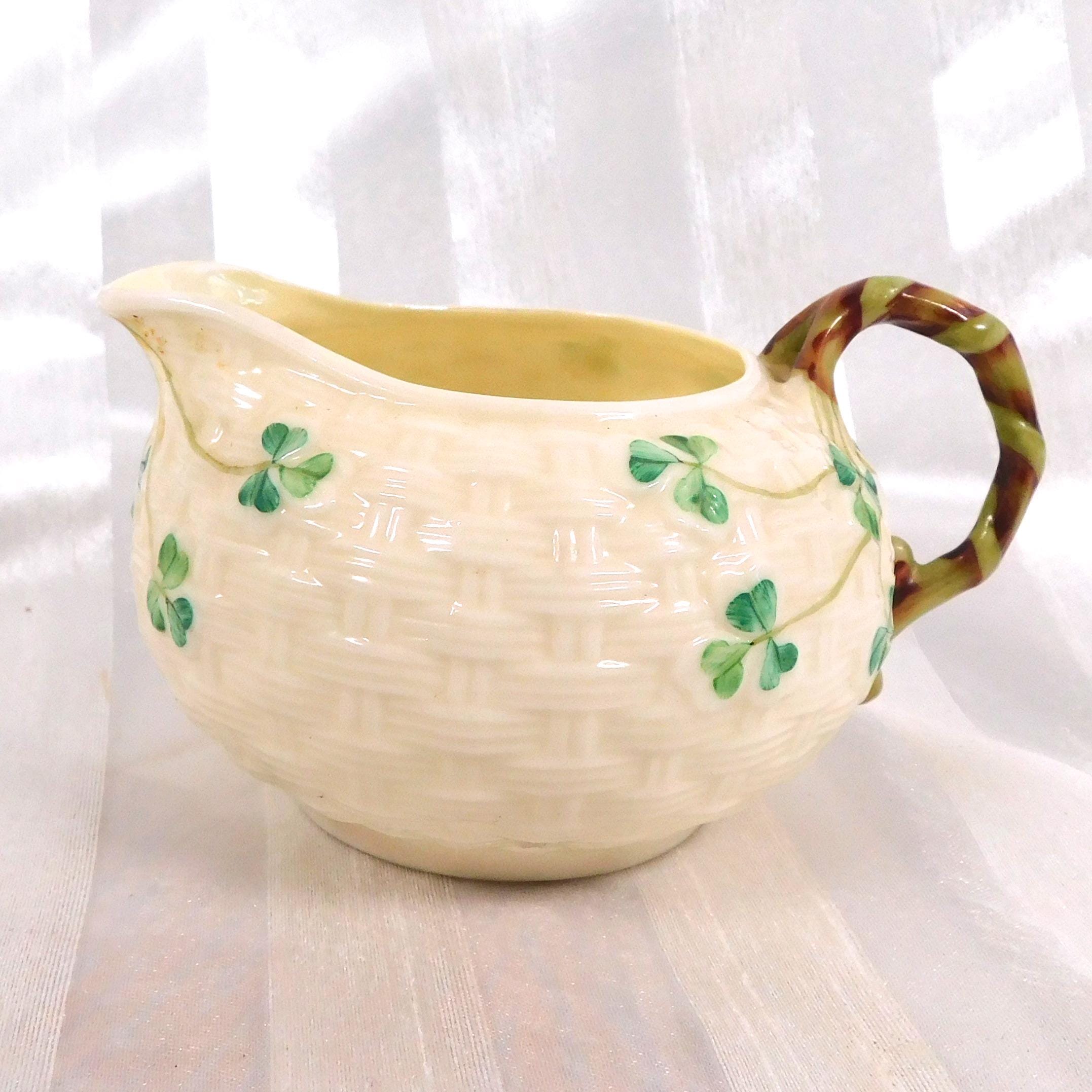 Belleek Creamer in Shamrock # 26643