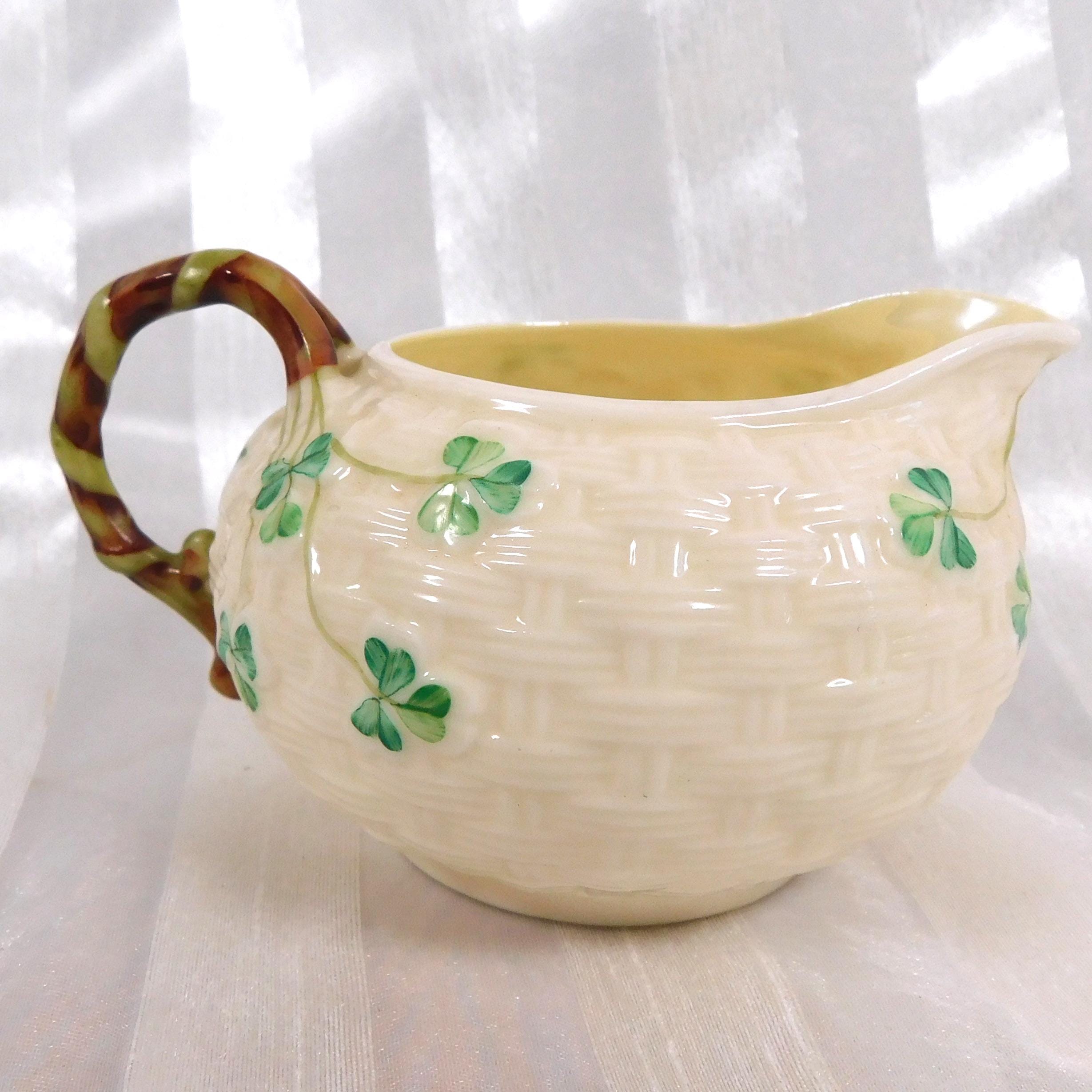 Belleek Creamer in Shamrock # 26643
