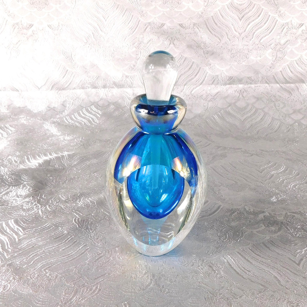Blue Cased in Clear Perfume Bottle # 27392